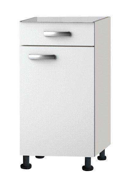 OPTIFIT Unterschrank Ole Weiß Glänzend 40cm Breite