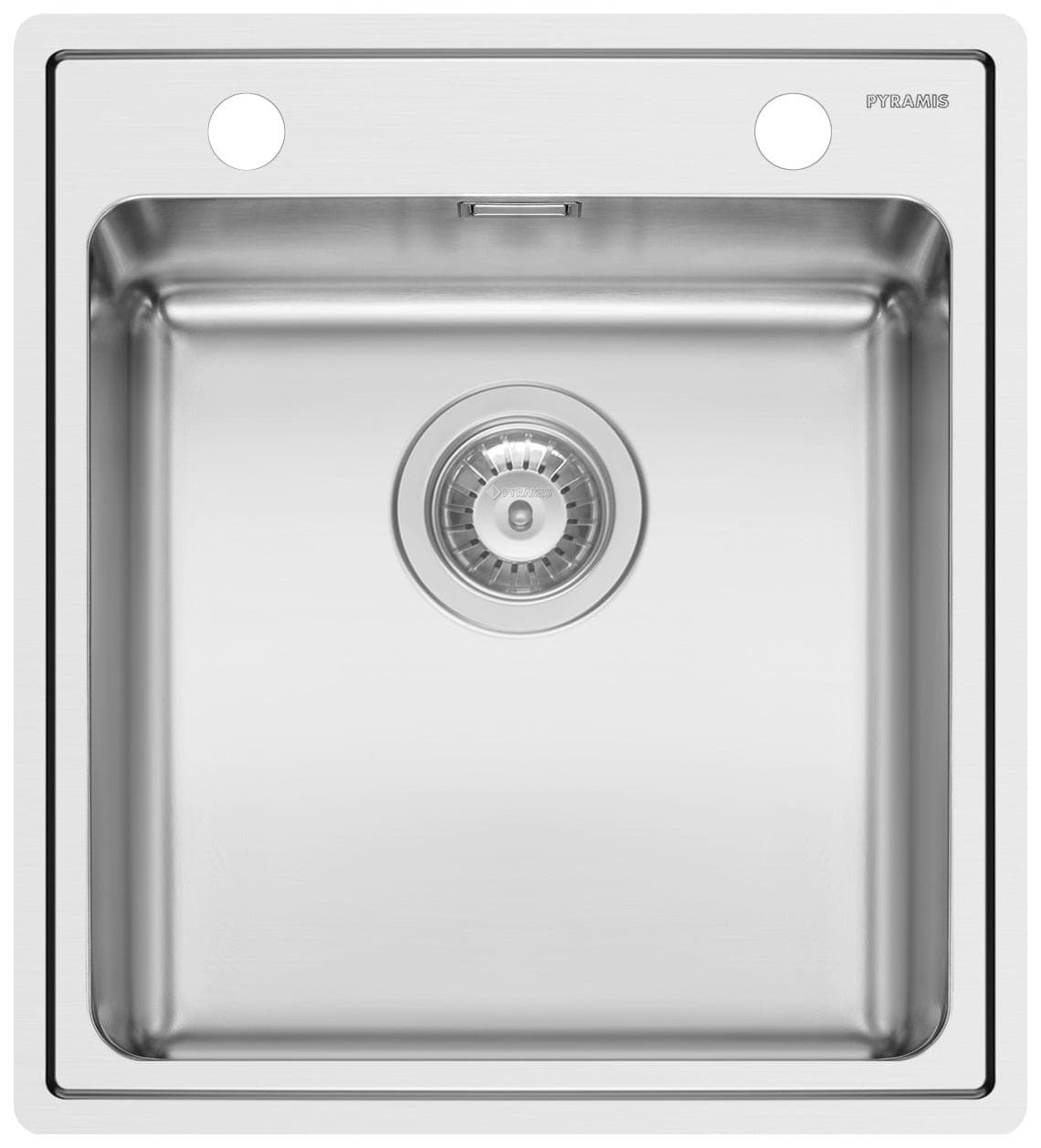 Edelstahlspüle PYRAMIS "Pella" Silber Küchenspüle