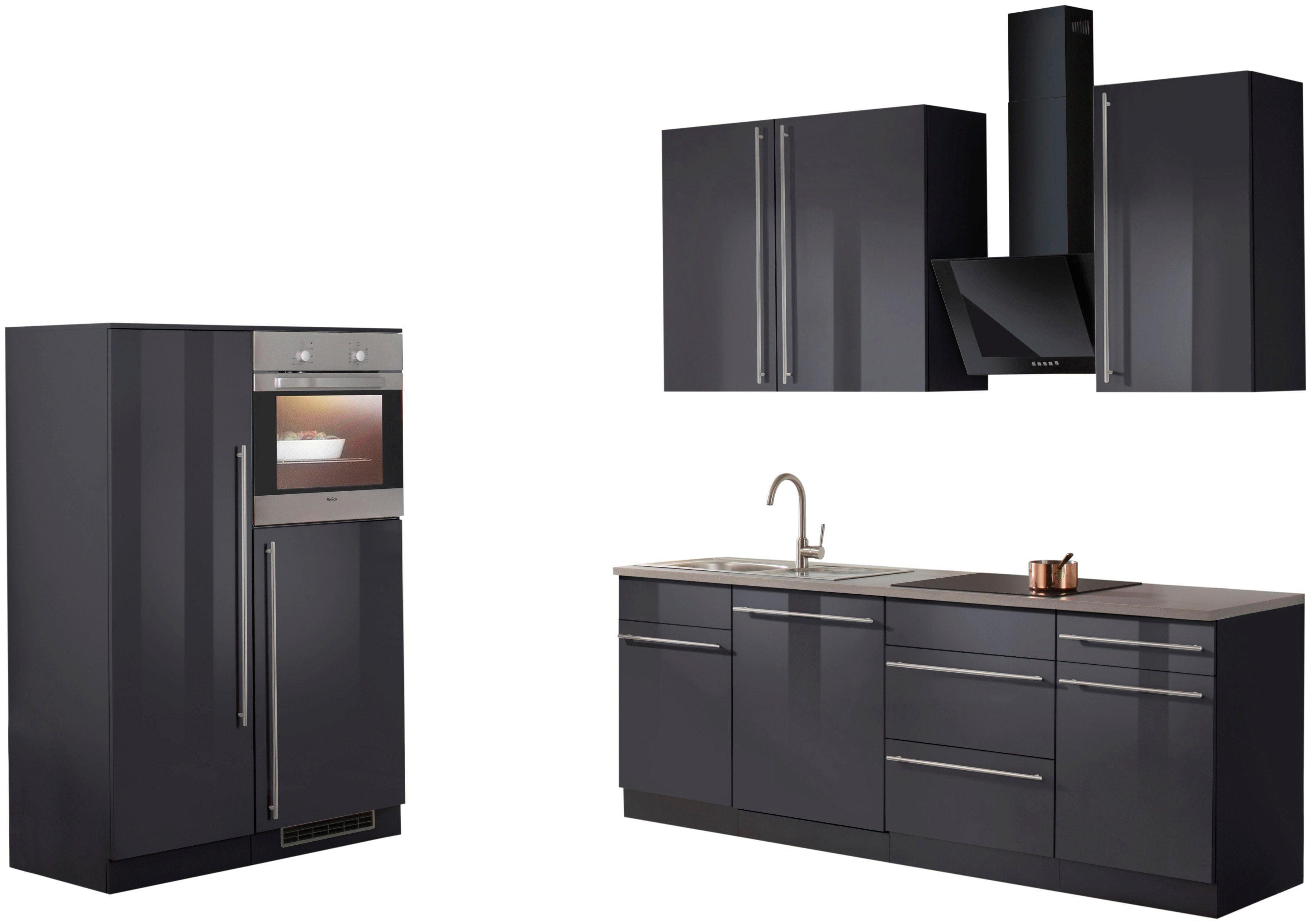 Moderne Küchenzeile ohne Elektrogeräte - Chicago Design