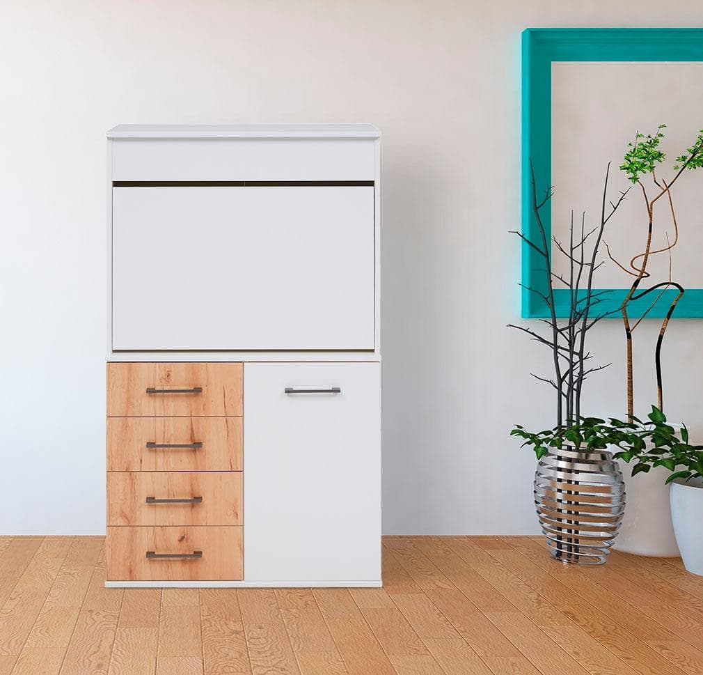 Lissabon Sekretär - Eleganter Schreibtisch aus Holz