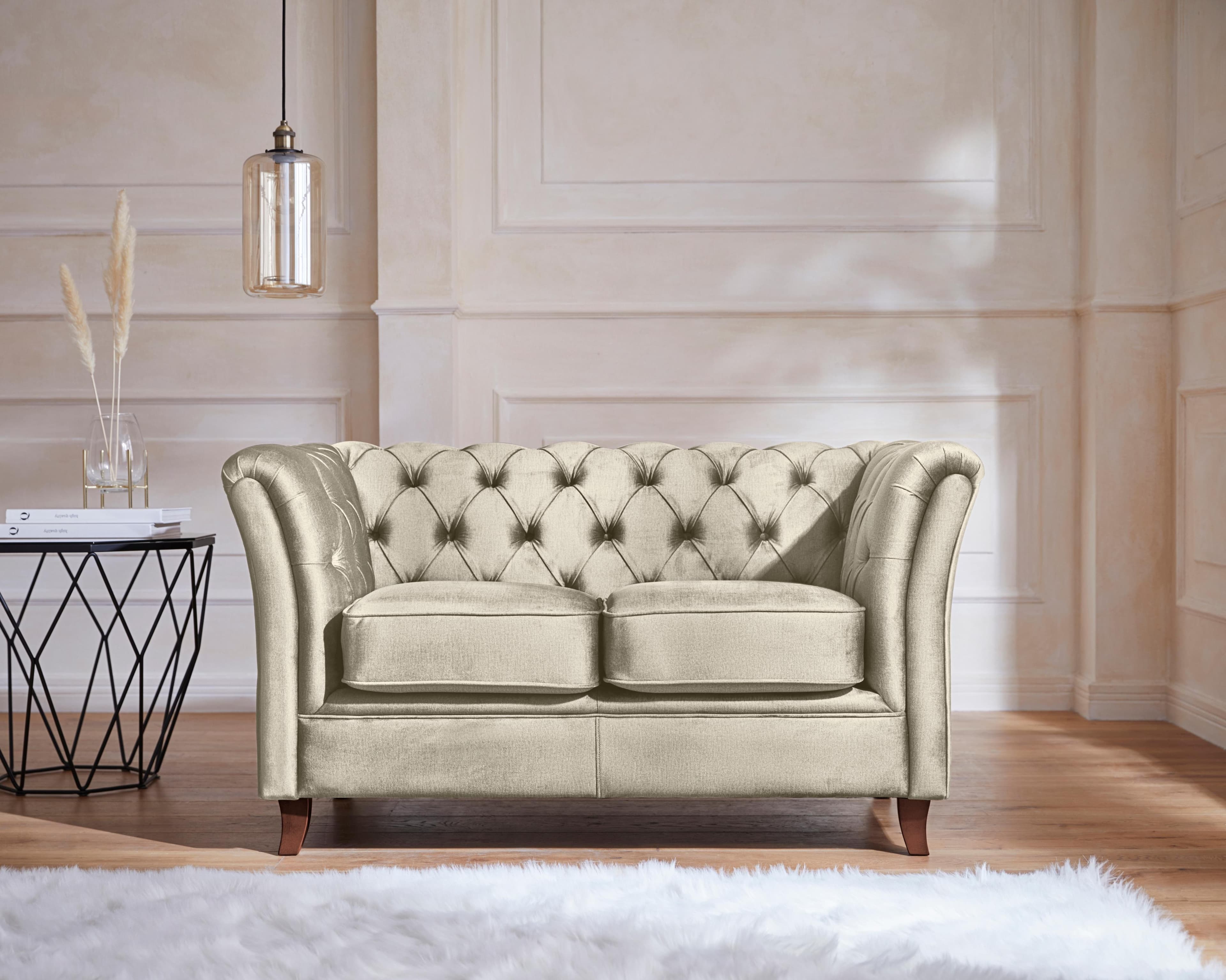 Home Affaire Chesterfield-Sofa Reims: Echte Knopfheftung, Hochwertig