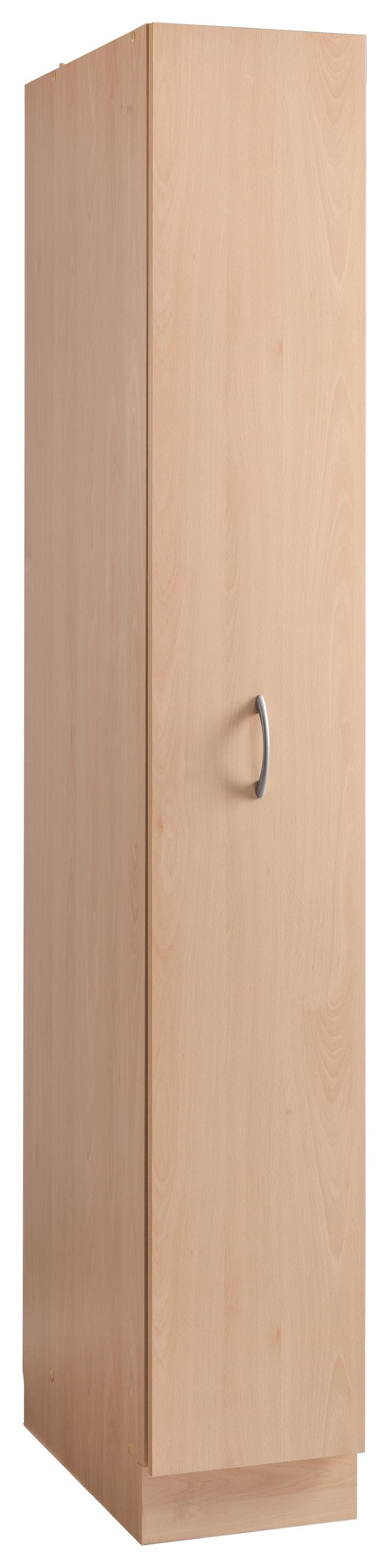 Wiho-Küchen Apothekerschrank Kiel Buche Dekor Braun 200cm