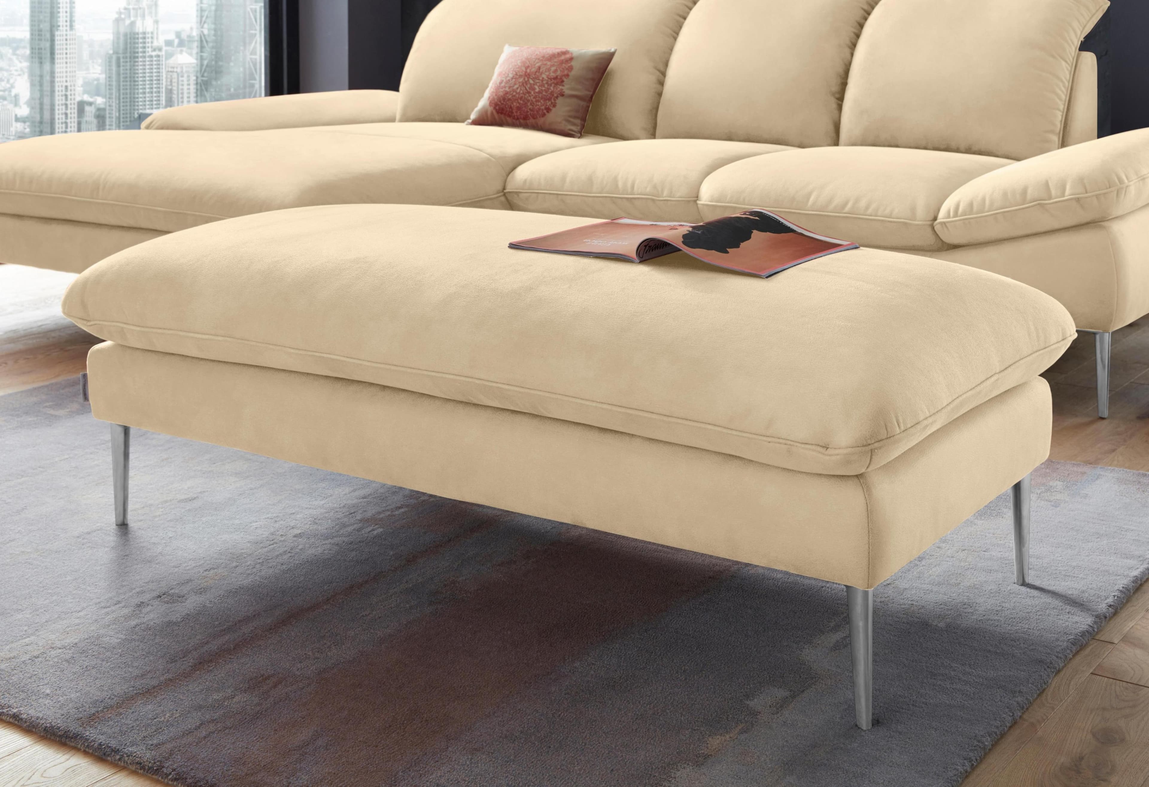 W.SCHILLIG Hocker enjoy&MORE Beige Chenille