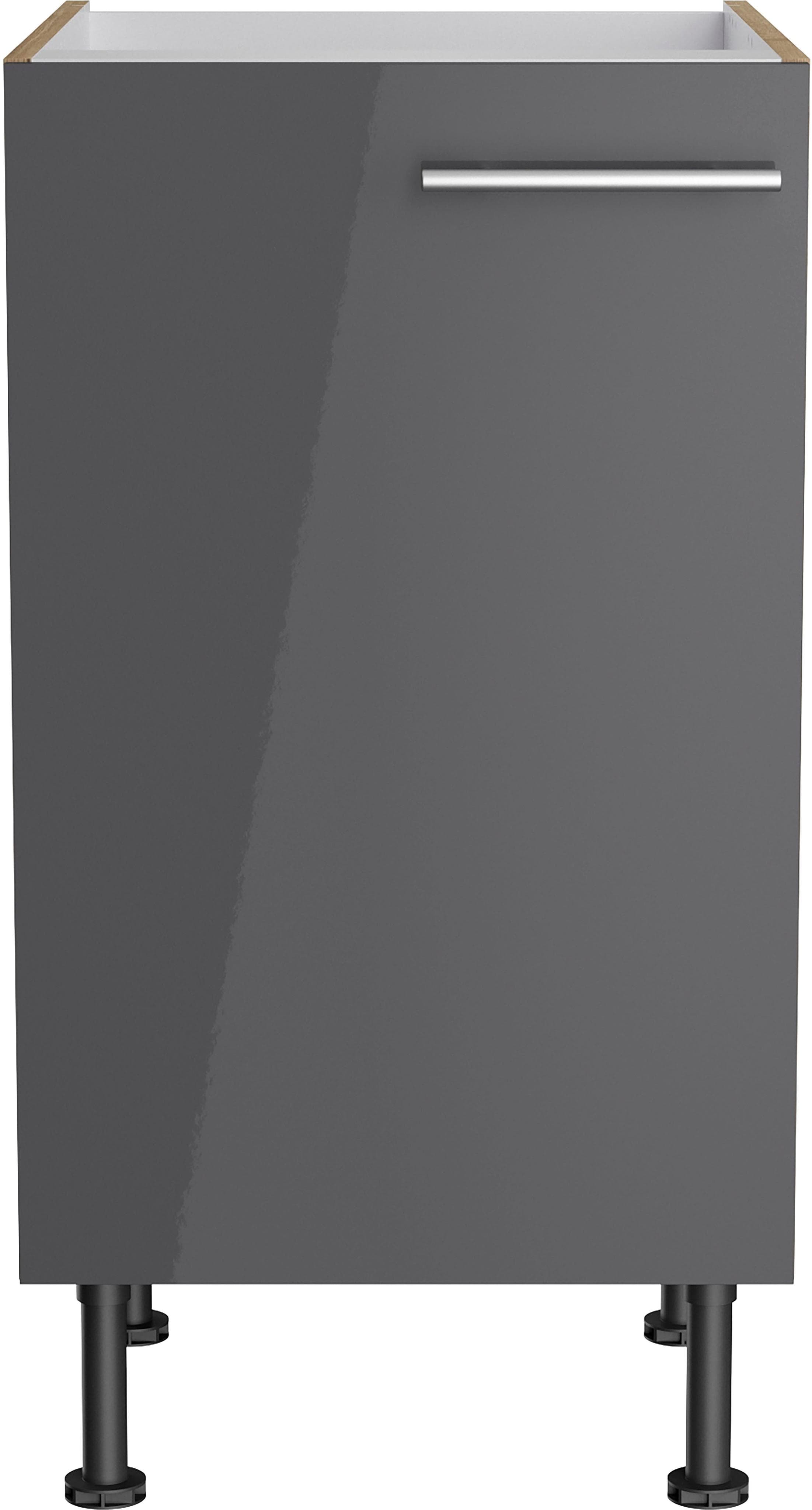 OPTIFIT Spülenschrank Klara Anthrazit Wildeiche 45cm