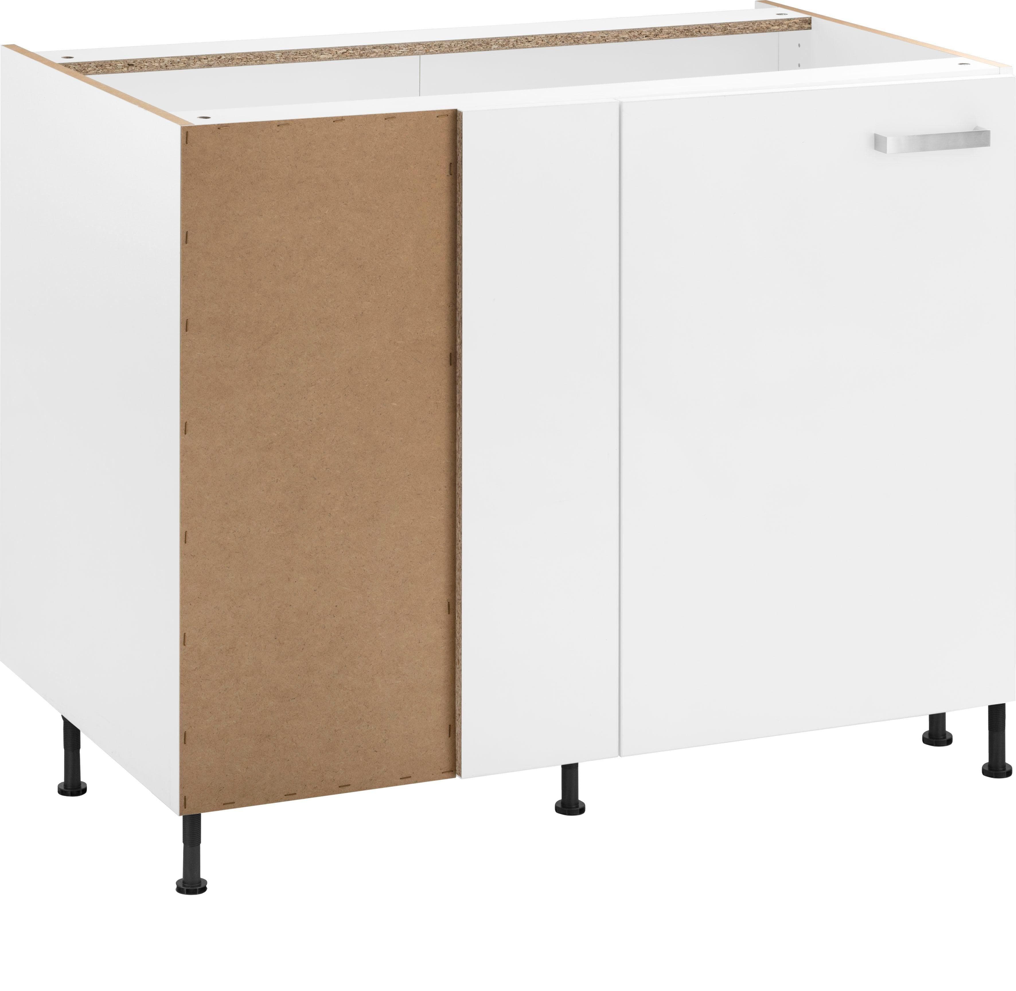 OPTIFIT Eckunterschrank Parma Weiß Modern