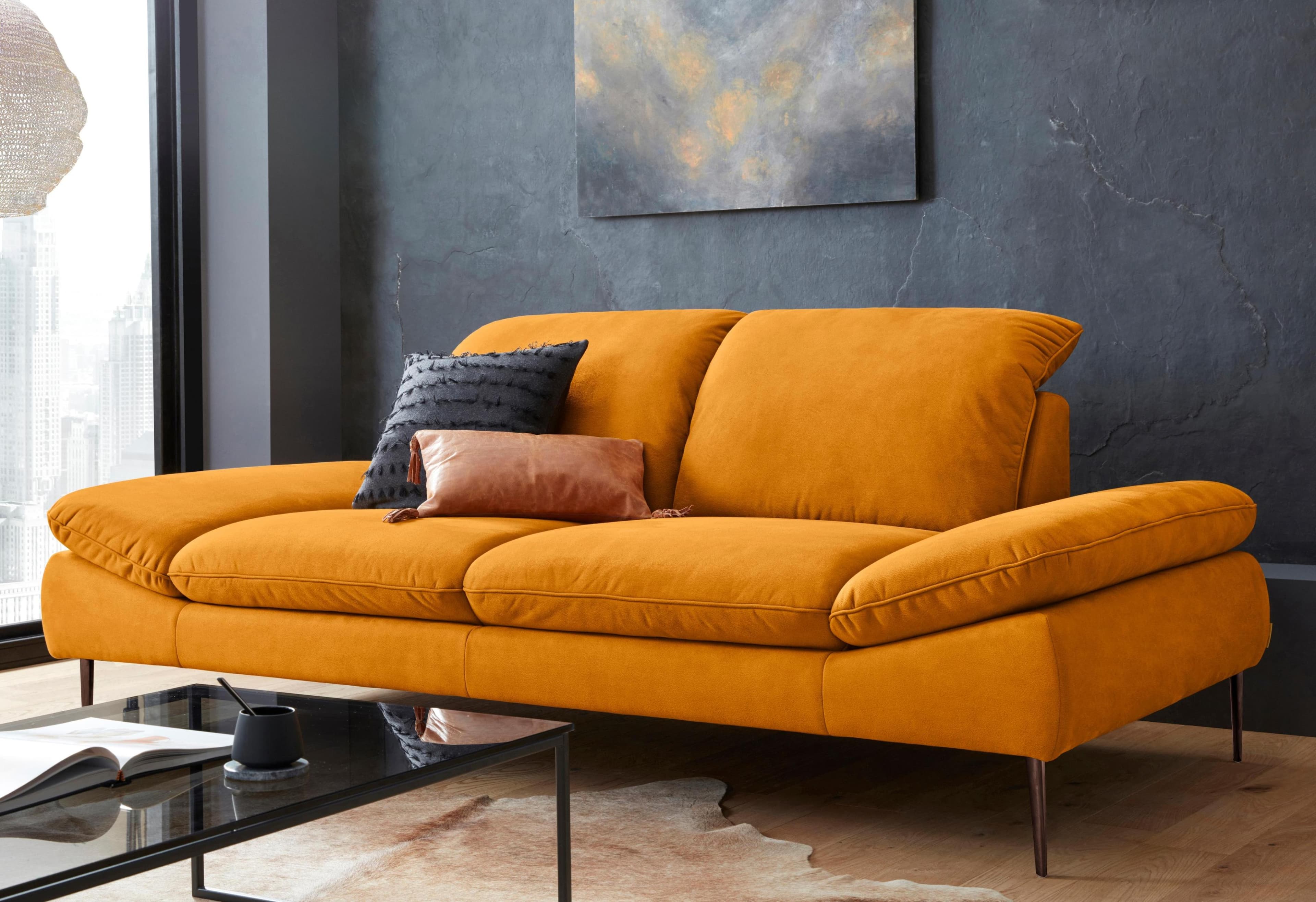W.SCHILLIG enjoy&MORE Sofa mit Sitztiefenverstellung und Kopfstützenverstellung