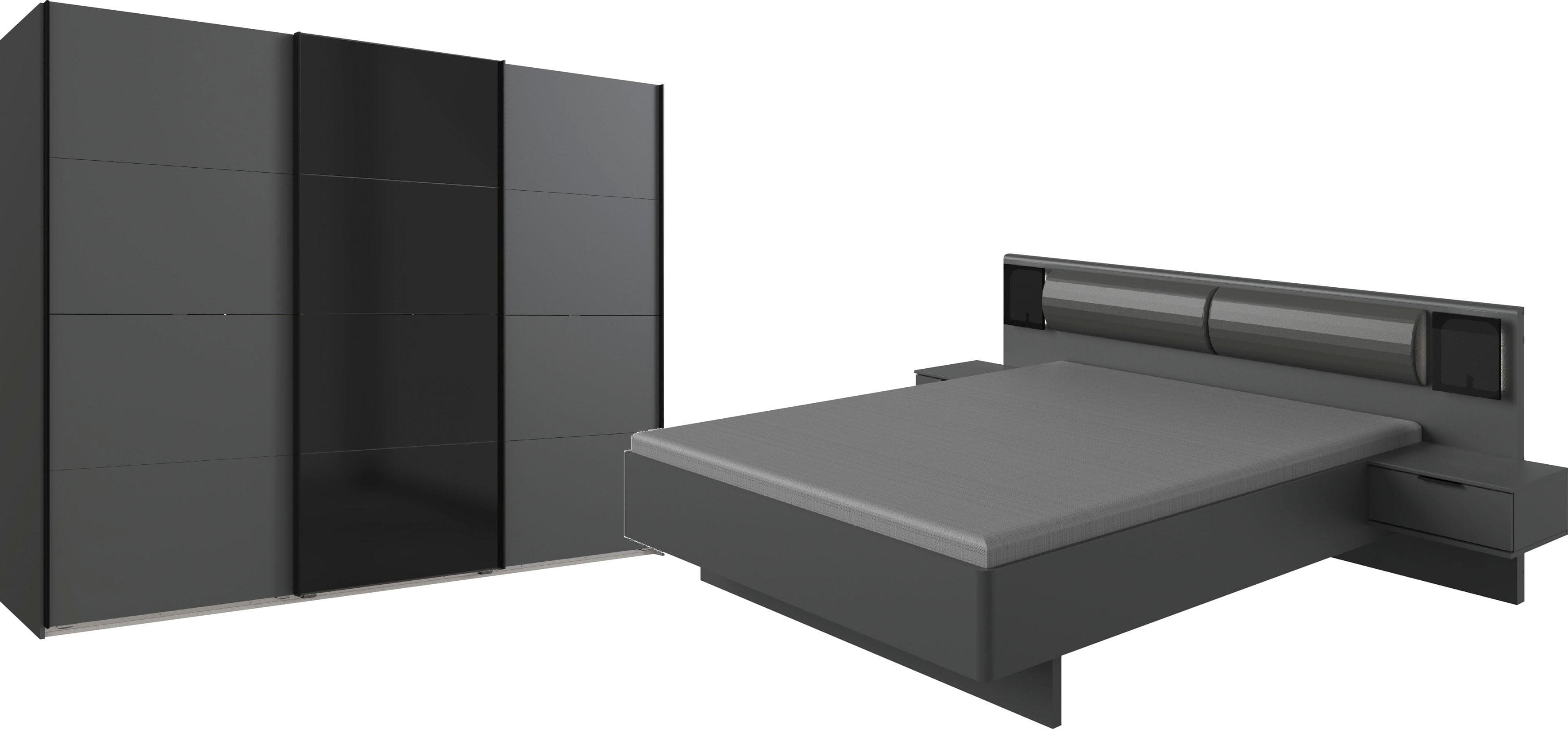 Schlafzimmer-Set WIMEX Barcelona 4-tlg. Grau
