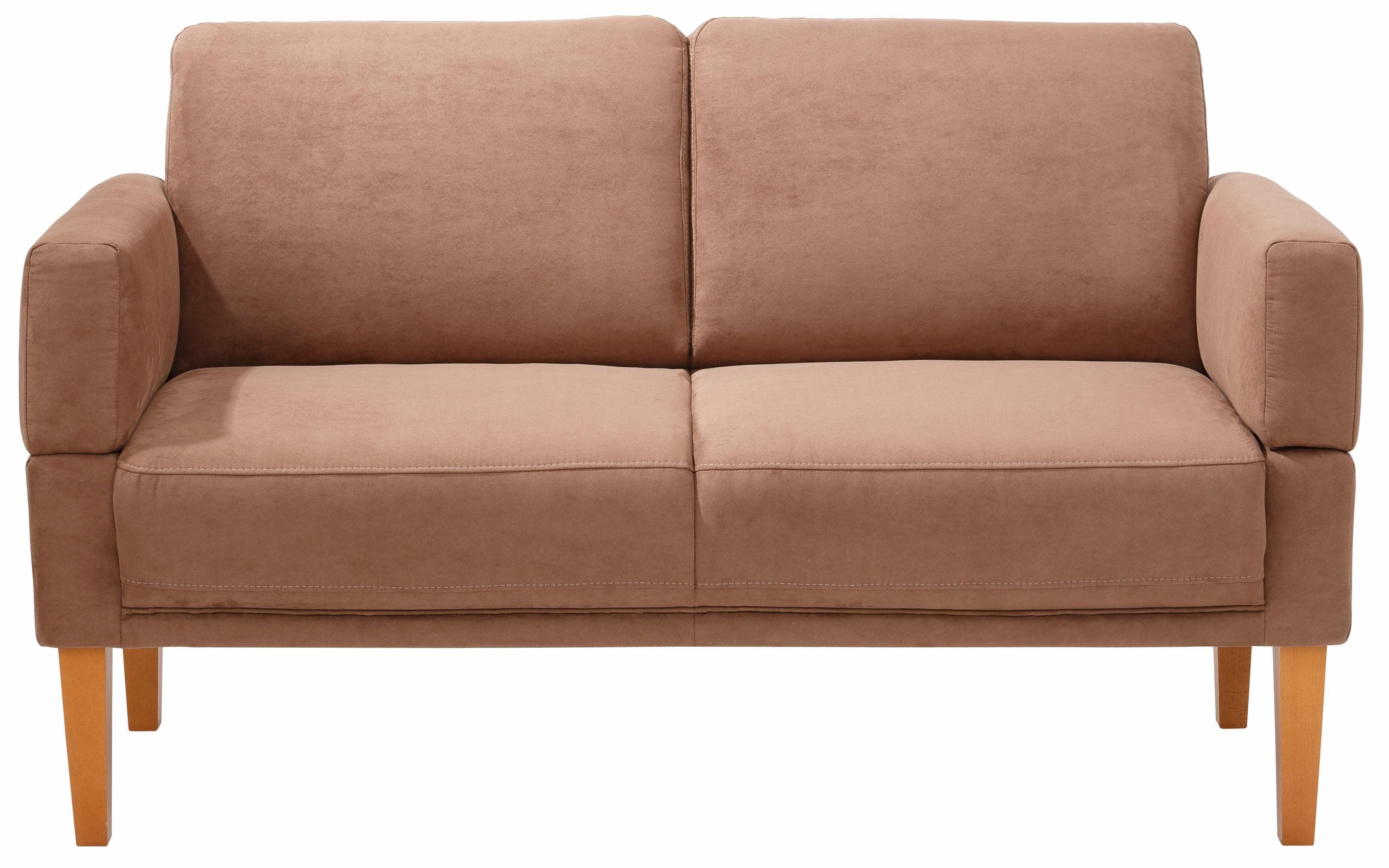HOME AFFAIRE Sofa Fehmarn Braun Microfaser 2,5-Sitzer