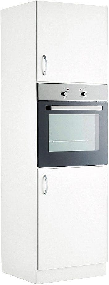 Wiho Küchen Backofenumbauschrank Flexi Weiß Glanz 200 cm