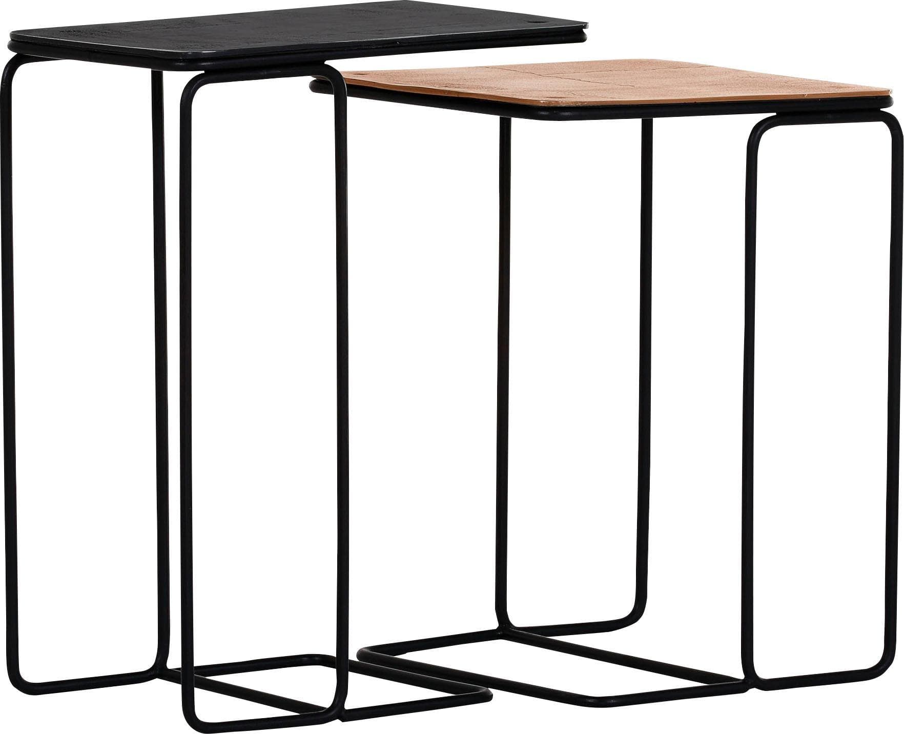 Mix & Match Satztisch Set - Metallaussehen