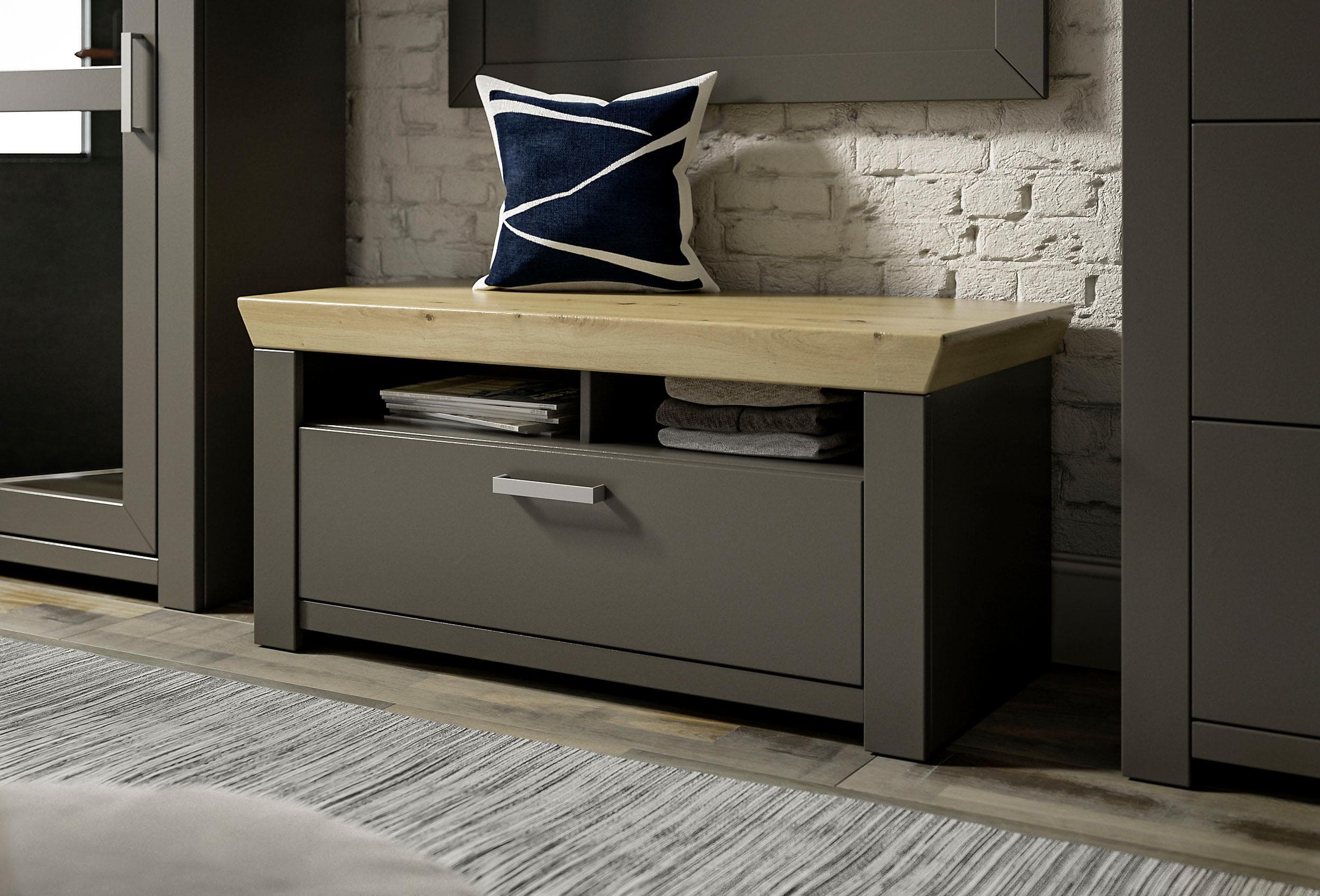 set one by Musterring Schuhkommode GA 04 Grau Landhaus