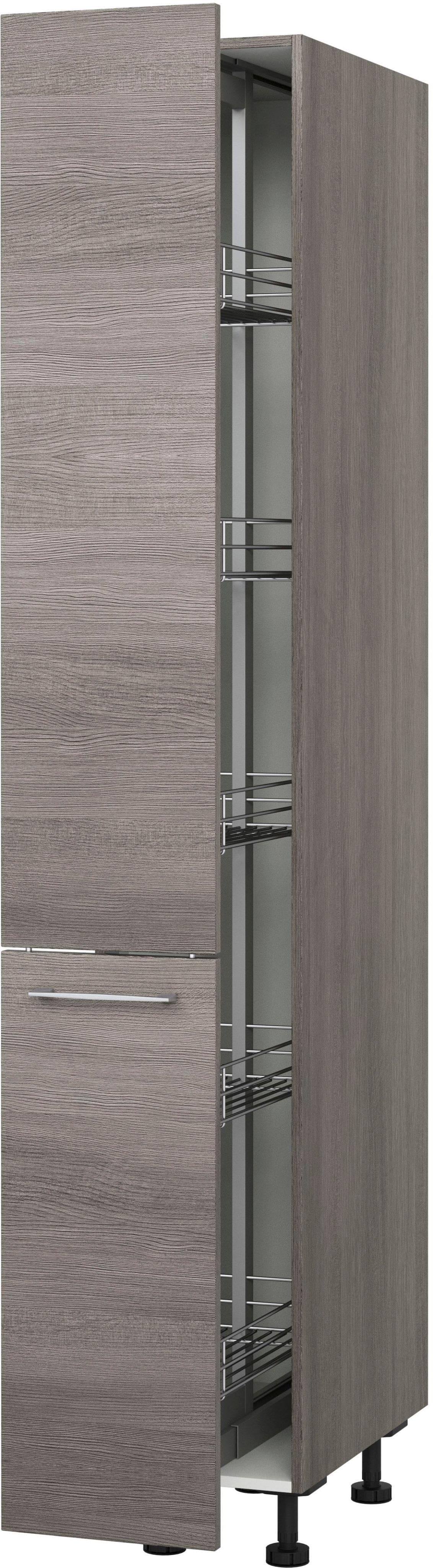 Apothekerschrank KOCHSTATION KS-Trea SVAV30-195 Grau