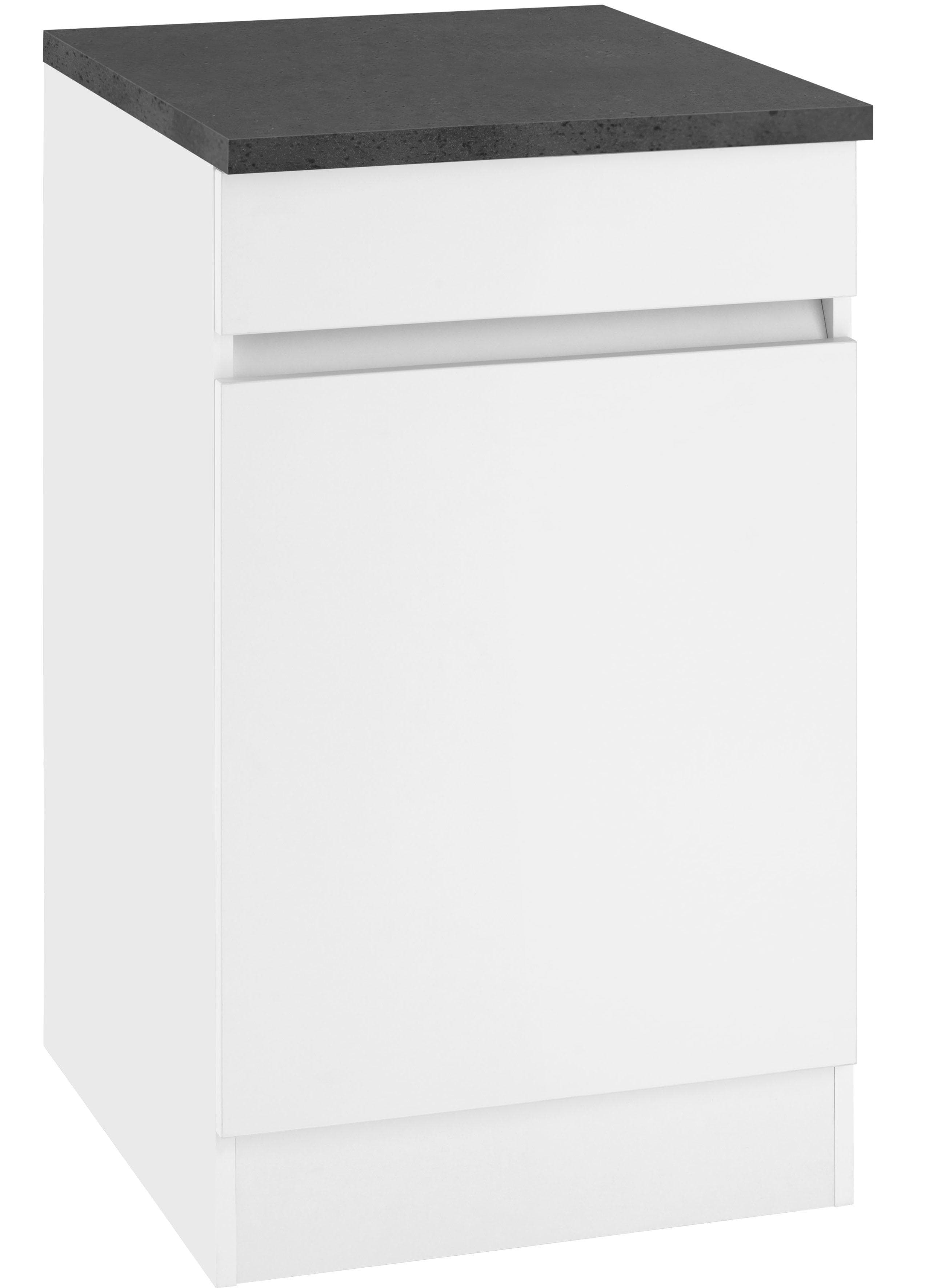 OPTIFIT Roth Unterschrank Weiß Anthrazit 50cm Breite