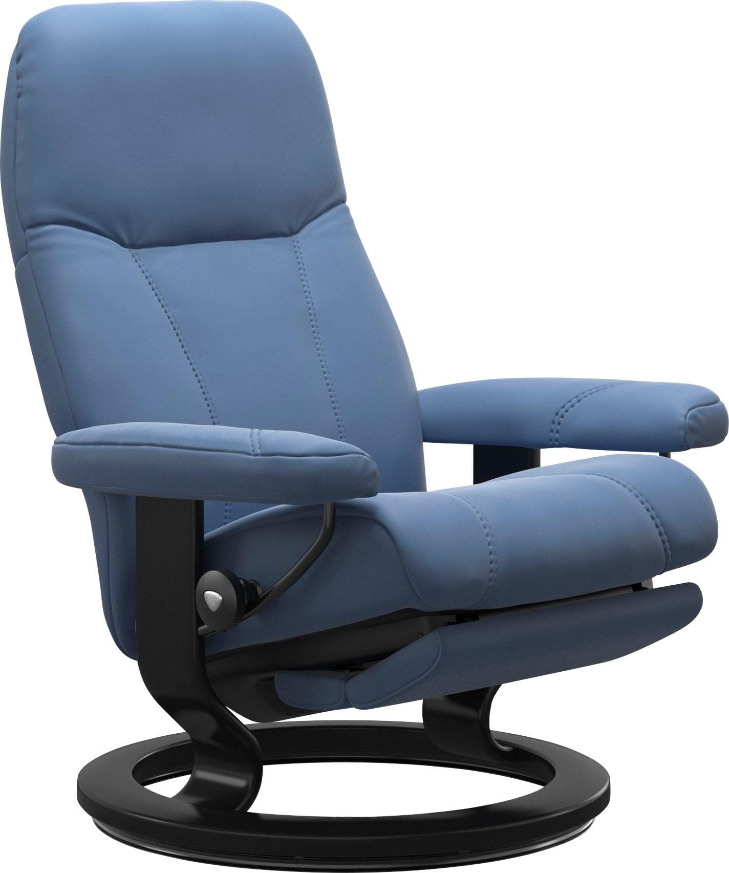 Stressless Relaxsessel Consul Lazuli Blau Leder Batick