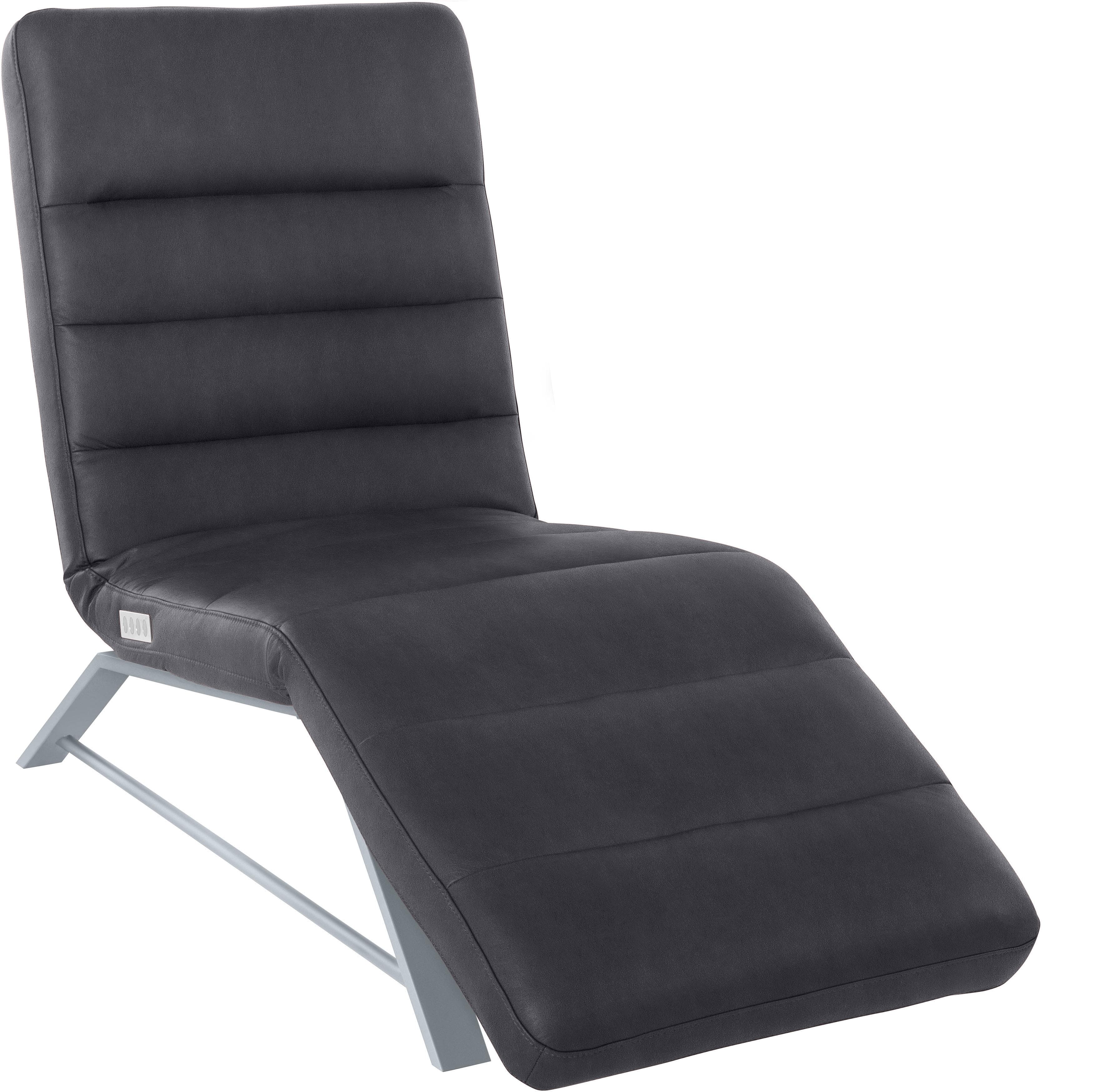 W.SCHILLIG Relaxliege daily dreams Grau mit Relaxfunktion