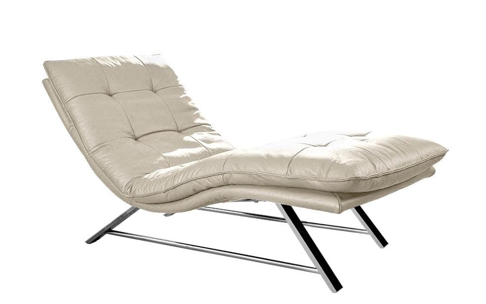 W.SCHILLIG Relaxliege daily dreams, in Waffelkissen-Optik, wahlweise mit Motor, Kufengestell, in 2 Breiten