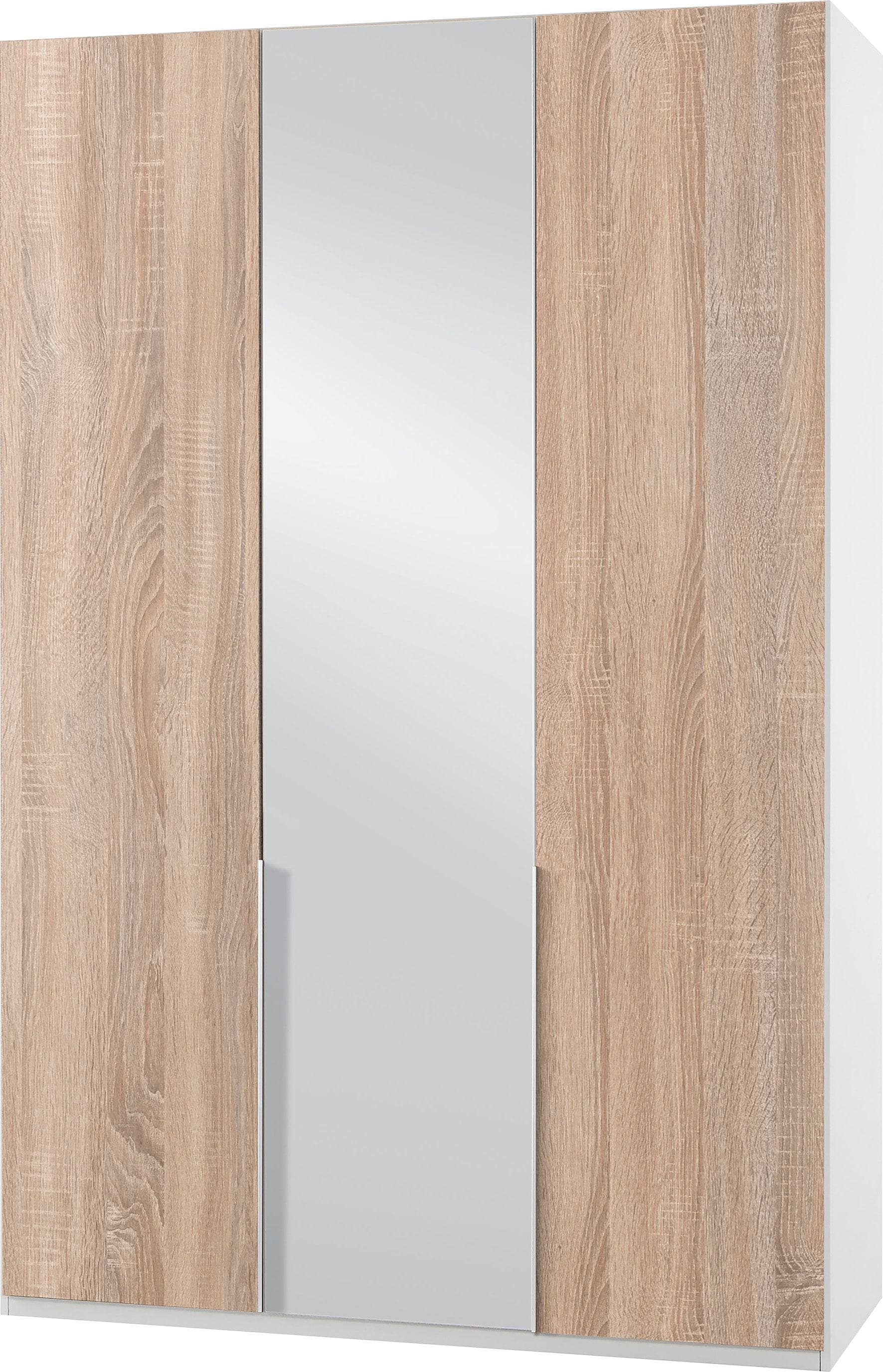 Wimex Kleiderschrank New York Weiß mit Spiegeltür