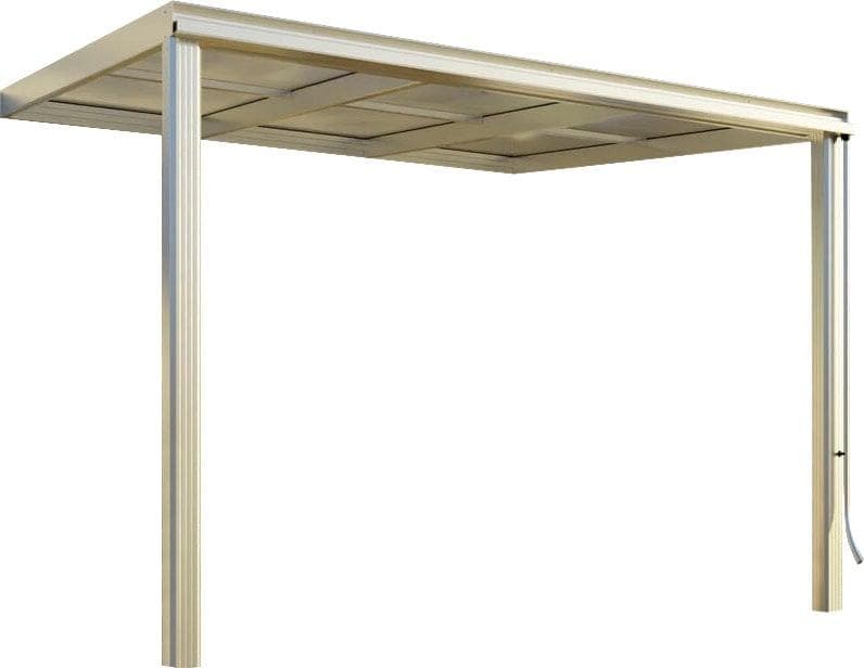 Terrassendach Exklusiv Gr. 1 Beckmann Aluminium Kunststoff