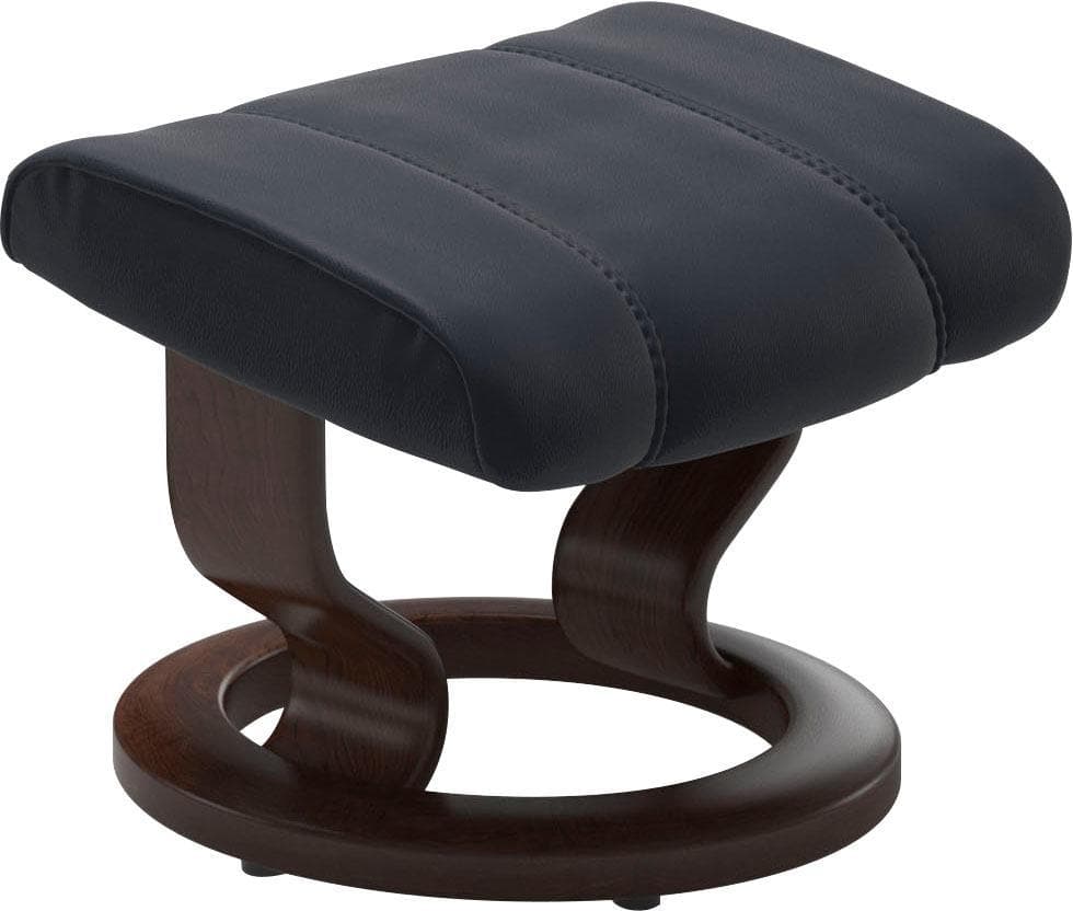 Stressless Fußhocker Consul mit Drehfunktion - Leder PALOMA blau