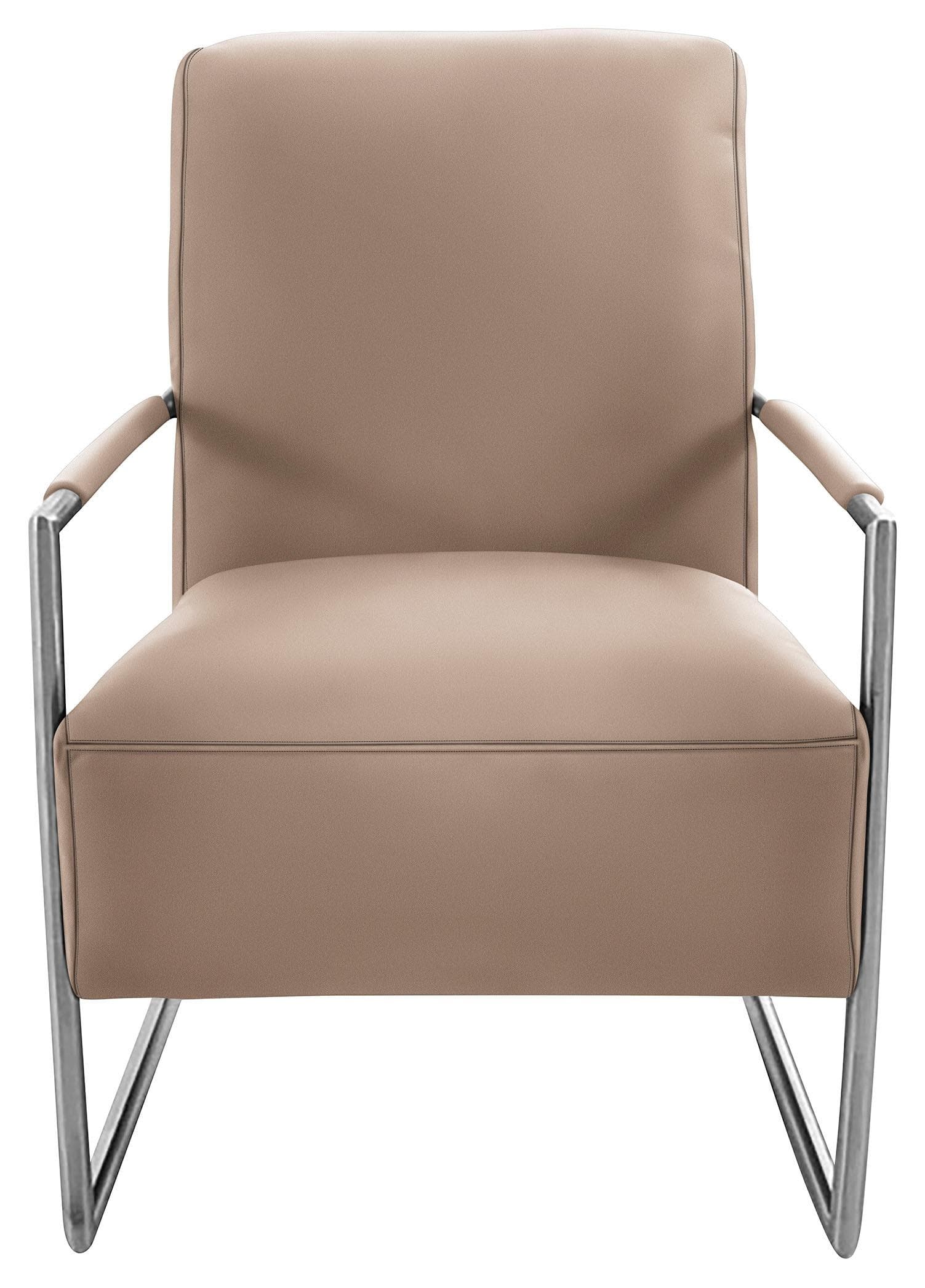 Cocktailsessel Loft K+W Komfort & Wohnen Beige Metallgestell