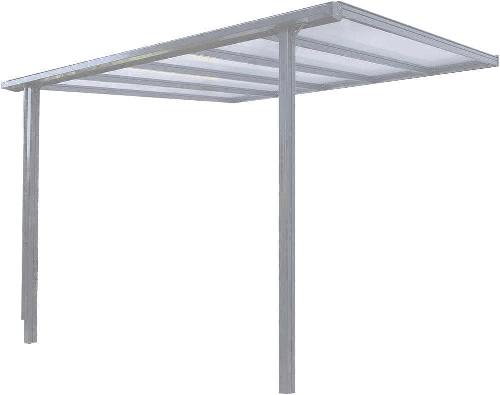 Beckmann Terrassendach Trend Weiß Aluminium Kunststoff Terrassenüberdachungen