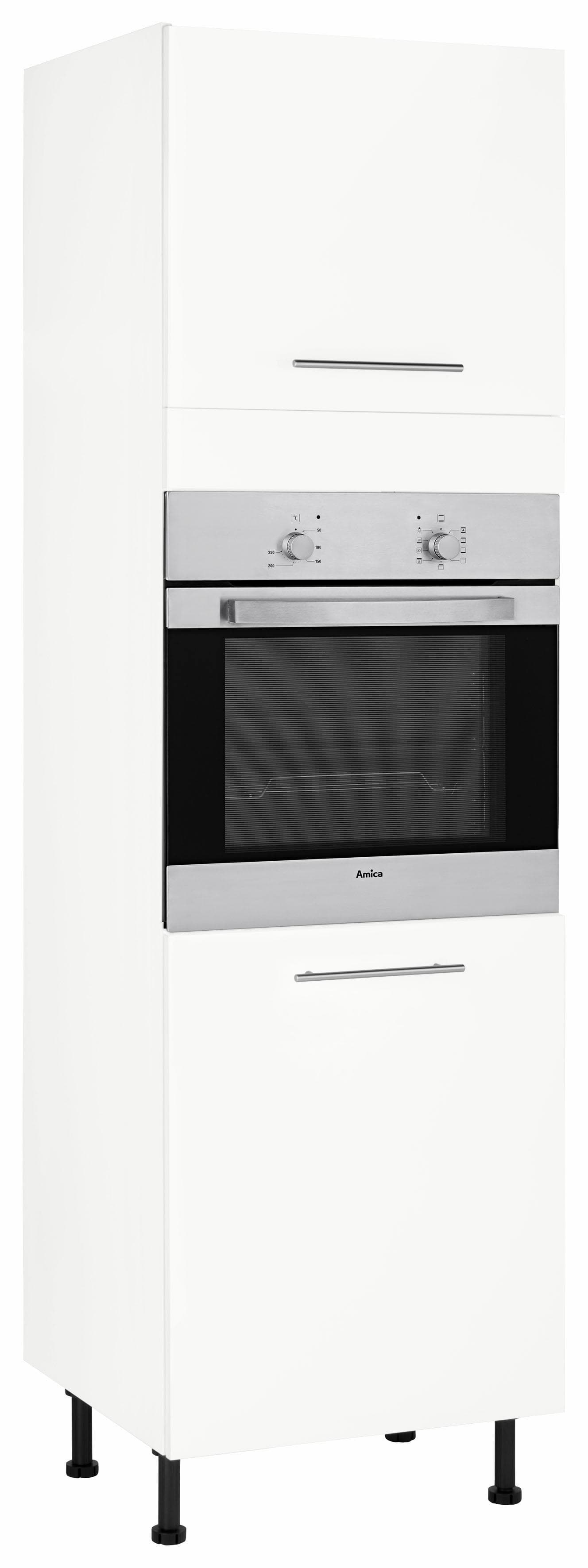 WIHO KÜCHEN Ela Backofenumbauschrank Weiß 60cm