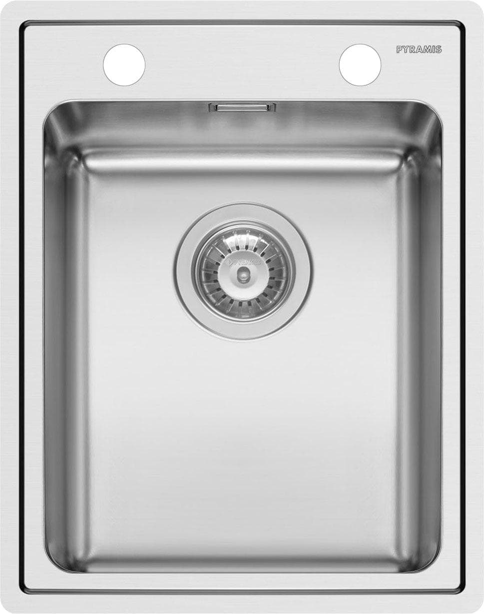 Edelstahlspüle PYRAMIS Silber Küchenspüle