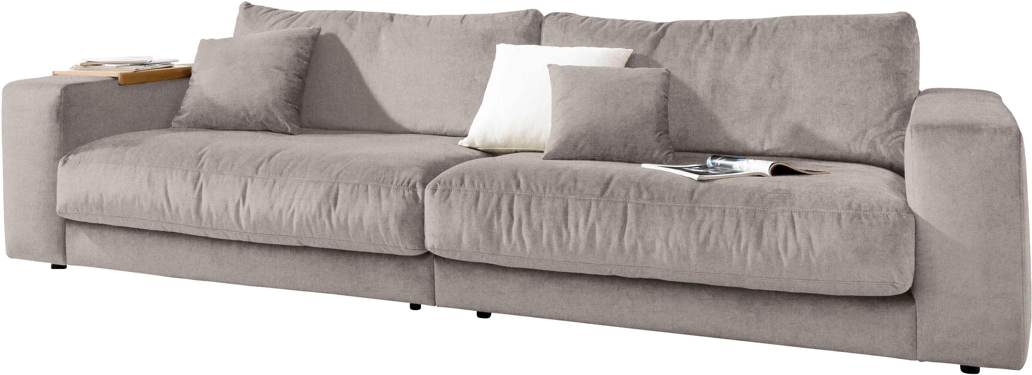 Big-Sofa 3C CANDY Enisa II Grau Polyester Easy Care