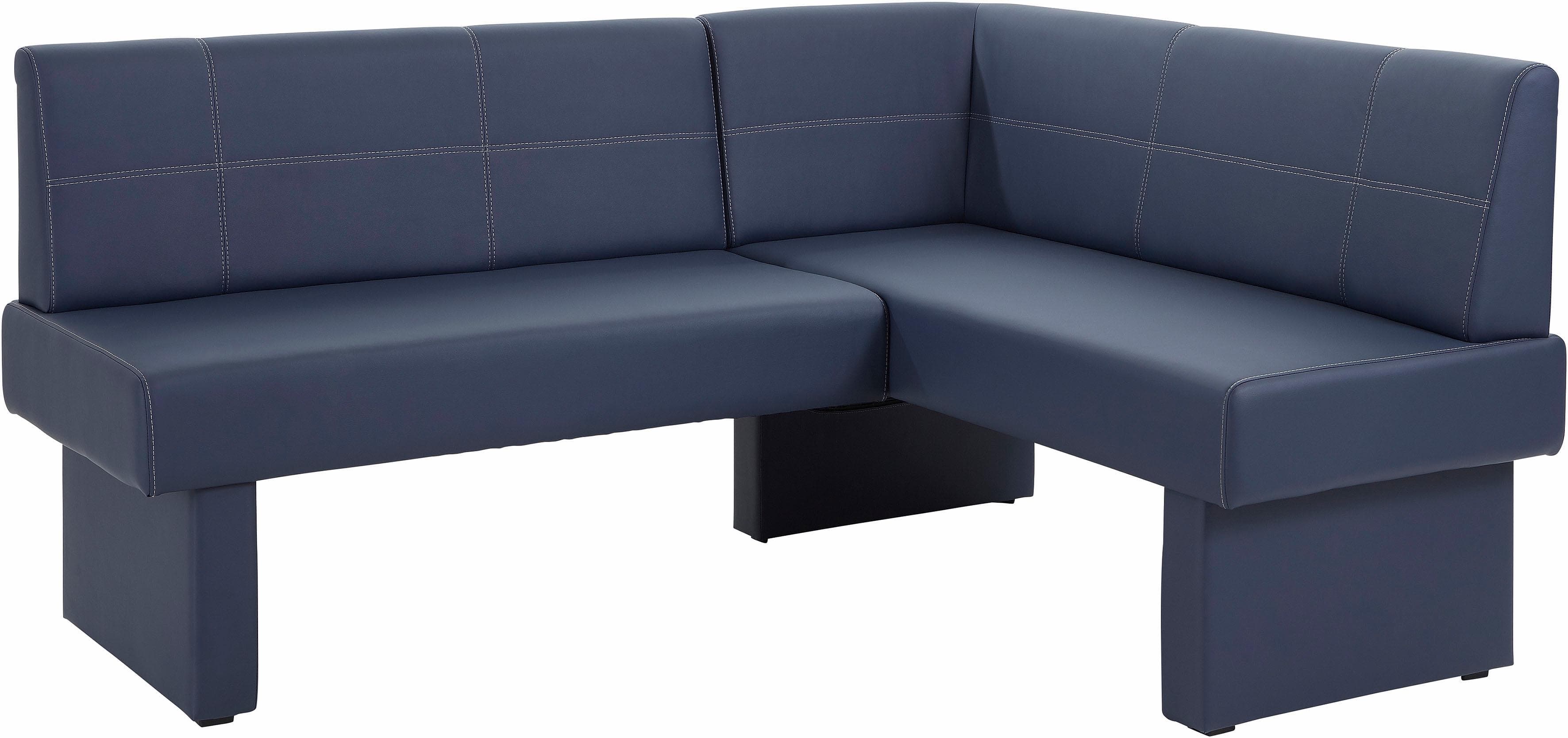 Home Affaire Eckbank Blau Kunstleder Gepolstert