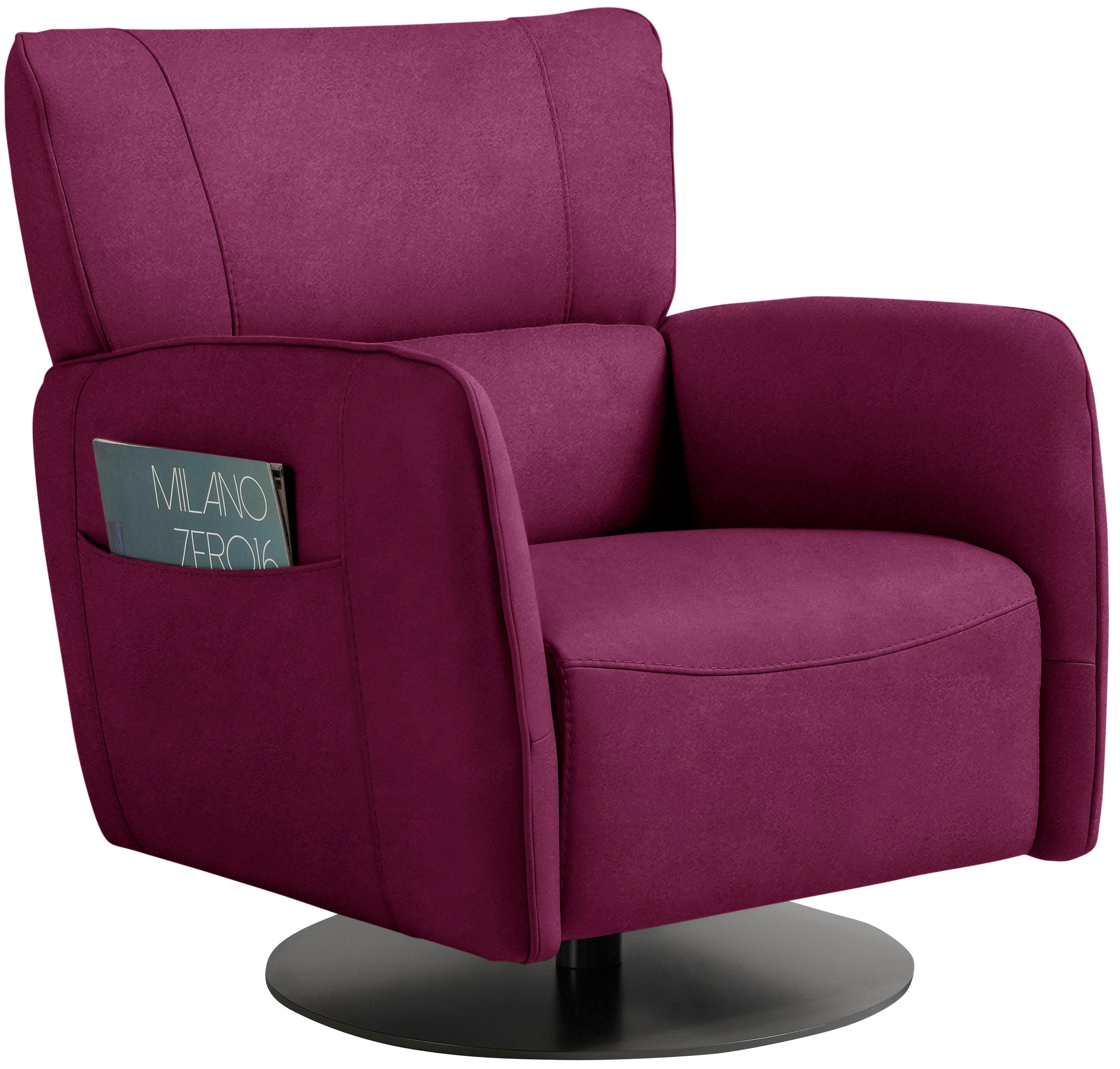 EGOITALIANO Sessel Honey Fuchsia mit Wippfunktion