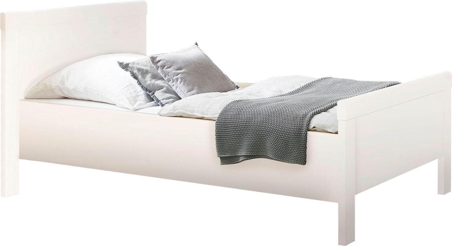 Bettgestell PRIESS Lindau Weiß Modern