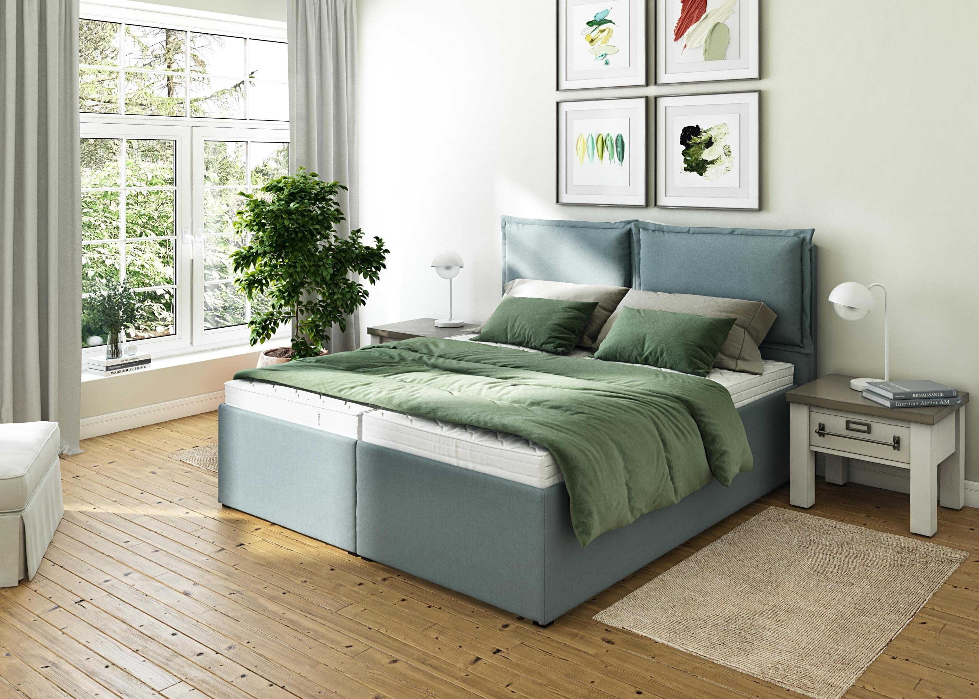 Polsterbett Lyara: Gemütliches Schlaferlebnis mit Matratzenwahl