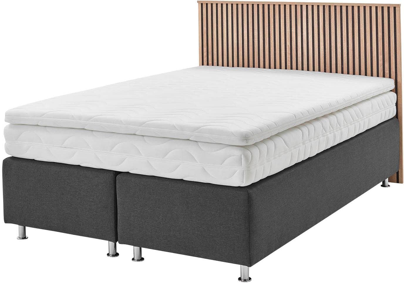Westfalia Schlafkomfort Boxspringbett Quercus Grau Eiche