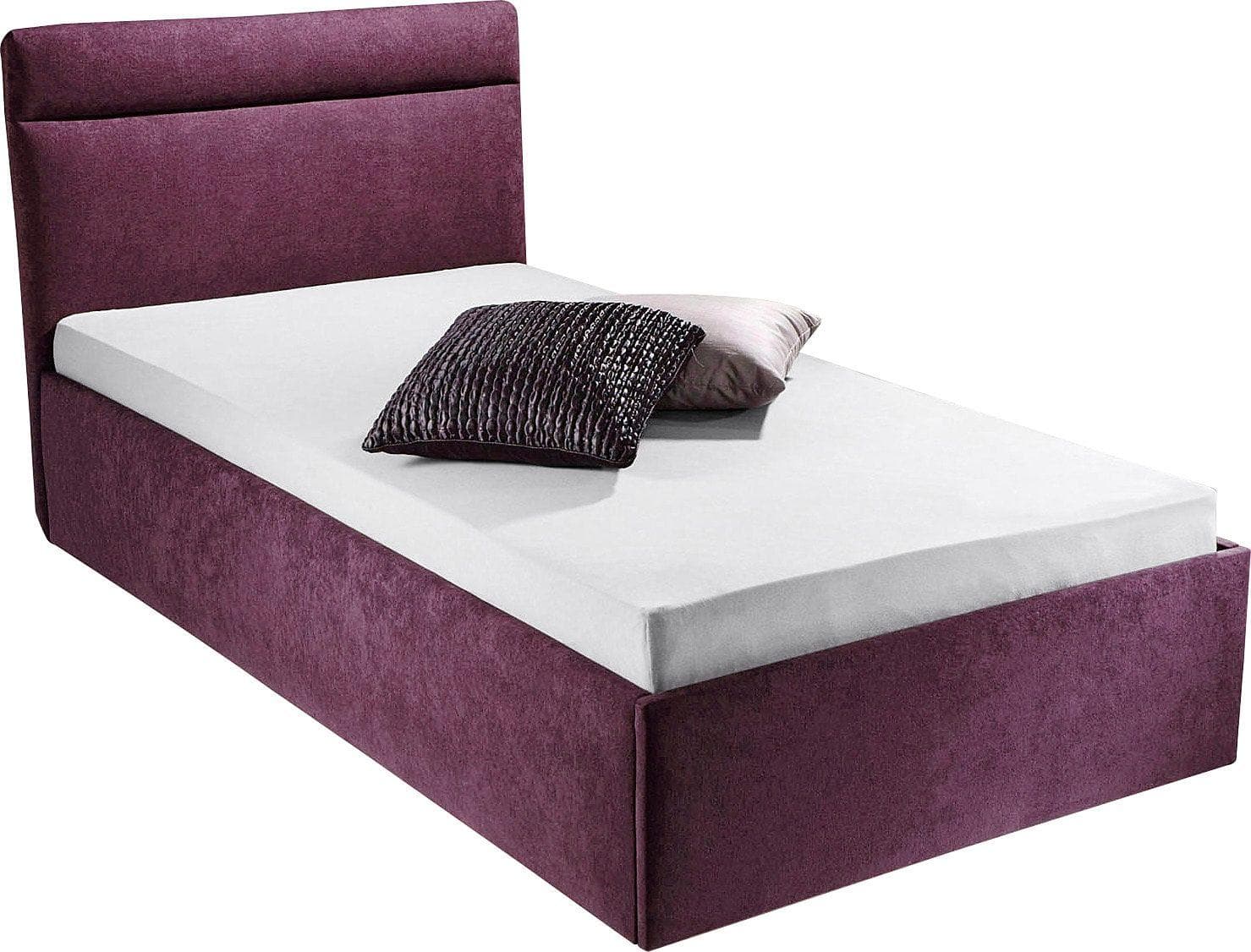 Westfalia Schlafkomfort Polsterbett Lila Microfaser 200x200 cm