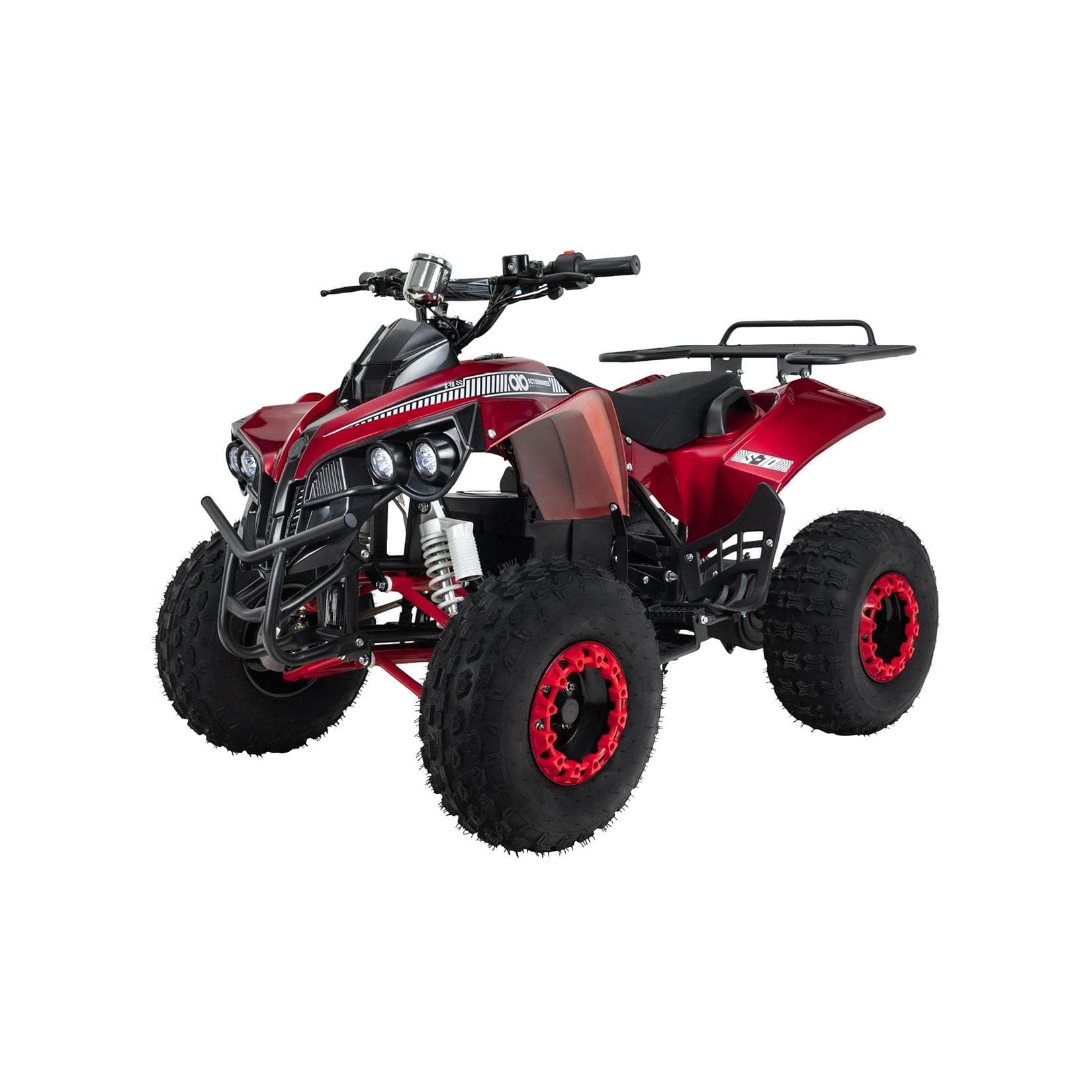 Actionbikes Motors Elektro-Kinderquad S-10 Pocket-Quad 1000 Watt Metallic/Rot
