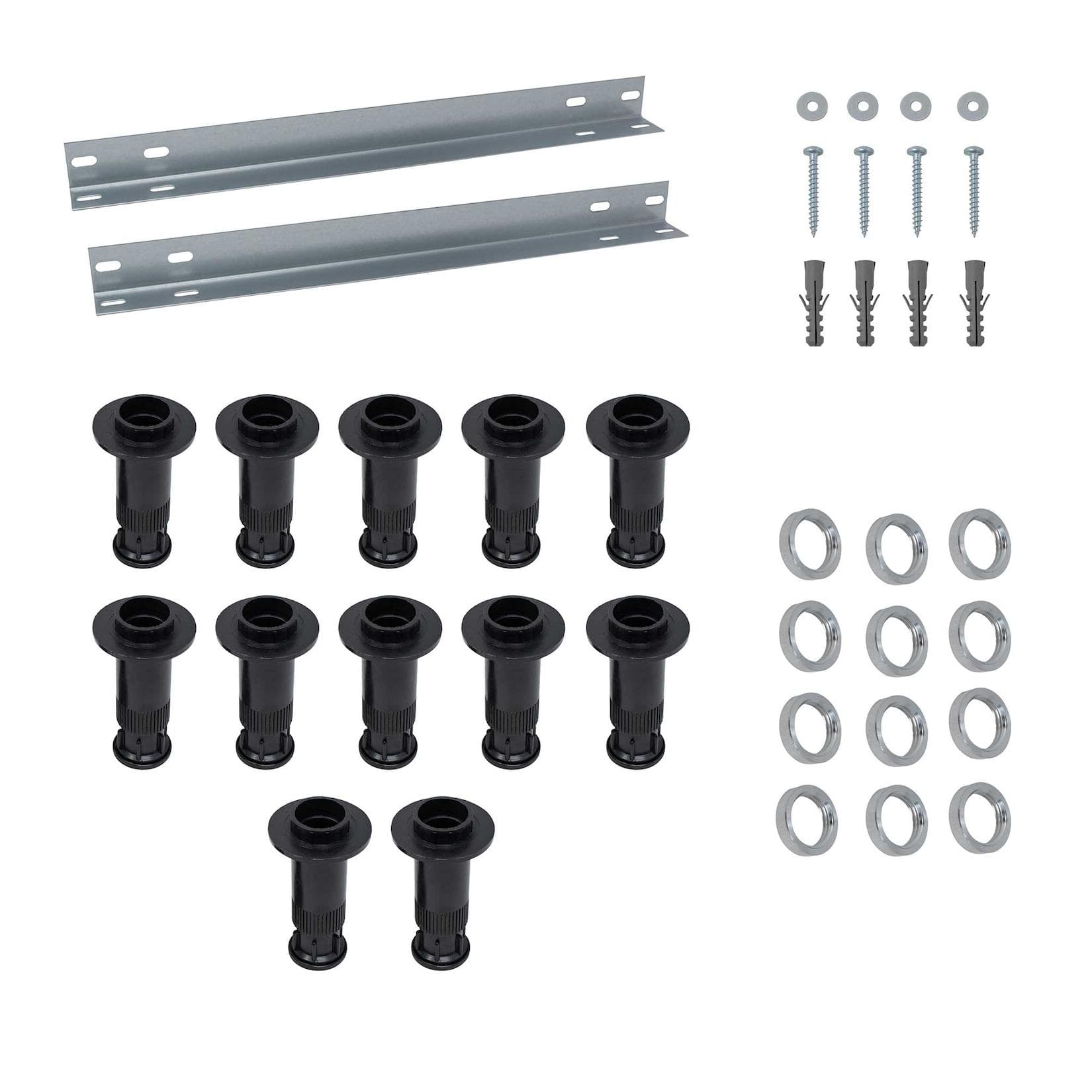 Breuer Wannenfuß-Set 2 15 Stützfüße/4 Montageschienen ab 1000 mm