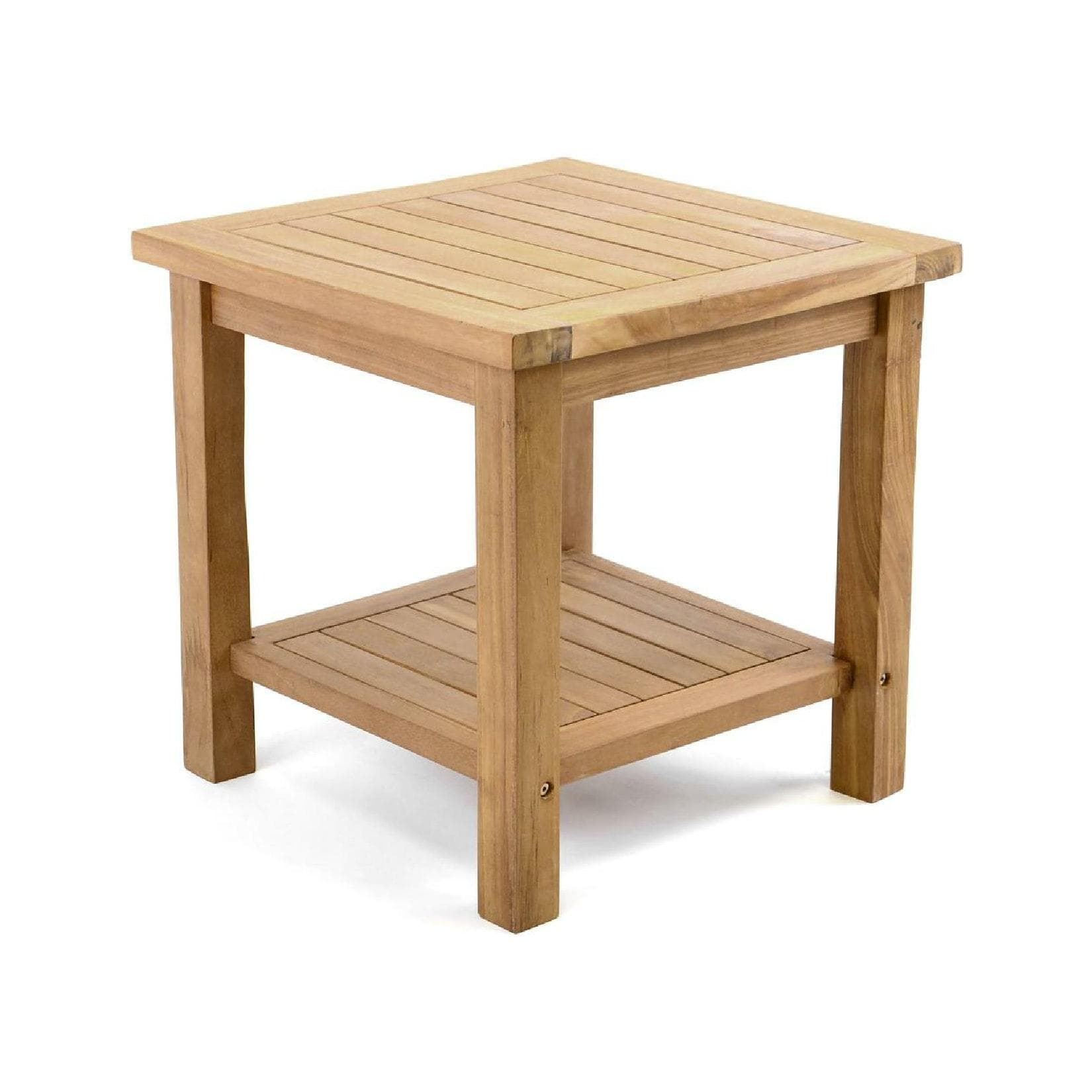 VCM Beistelltisch Blumenhocker Teakholz behandelt Braun