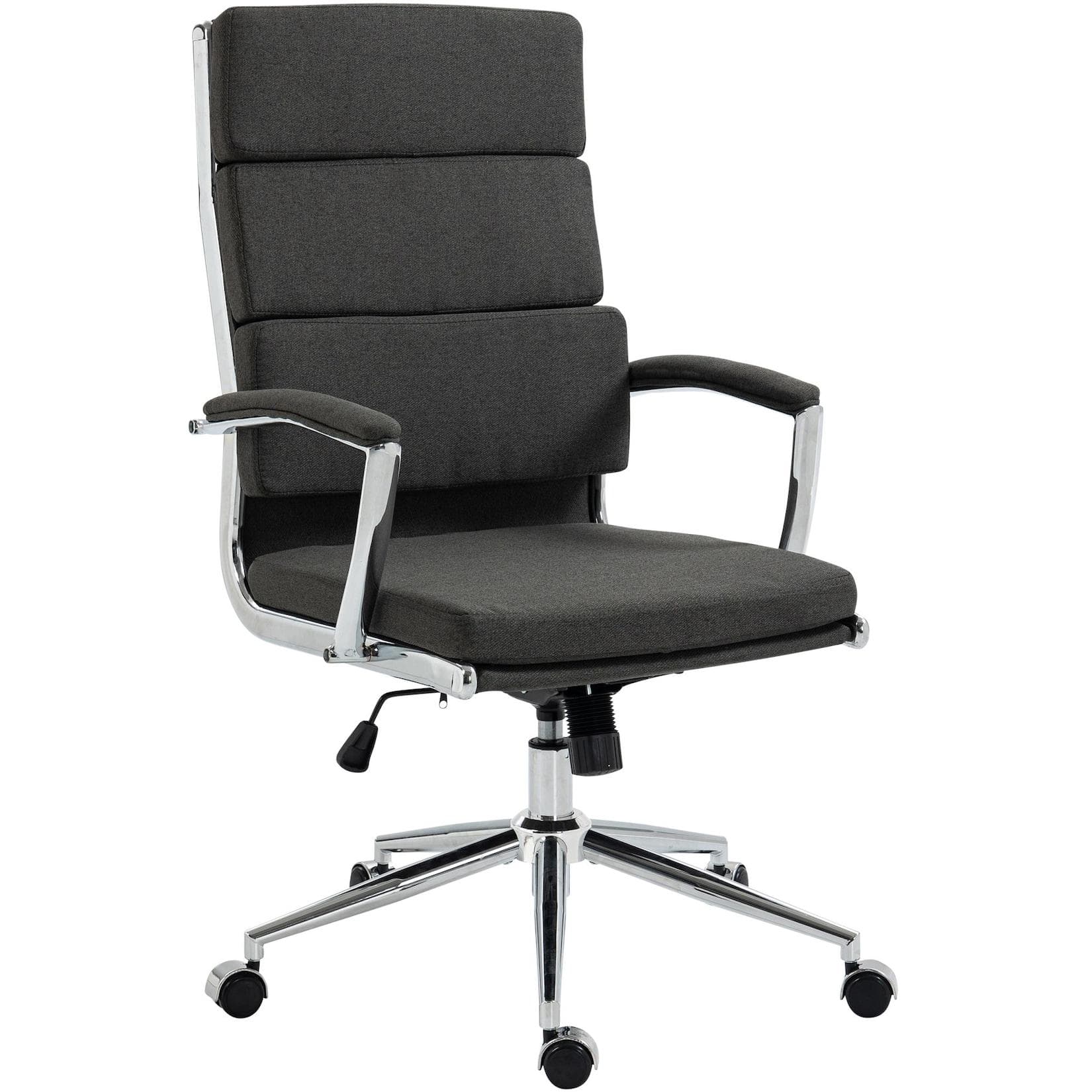 CLP Bürostuhl Cleveland Ergonomischer Schreibtischstuhl Höhenverstellbar mit Wippfunktion Chefsessel mit Armlehnen