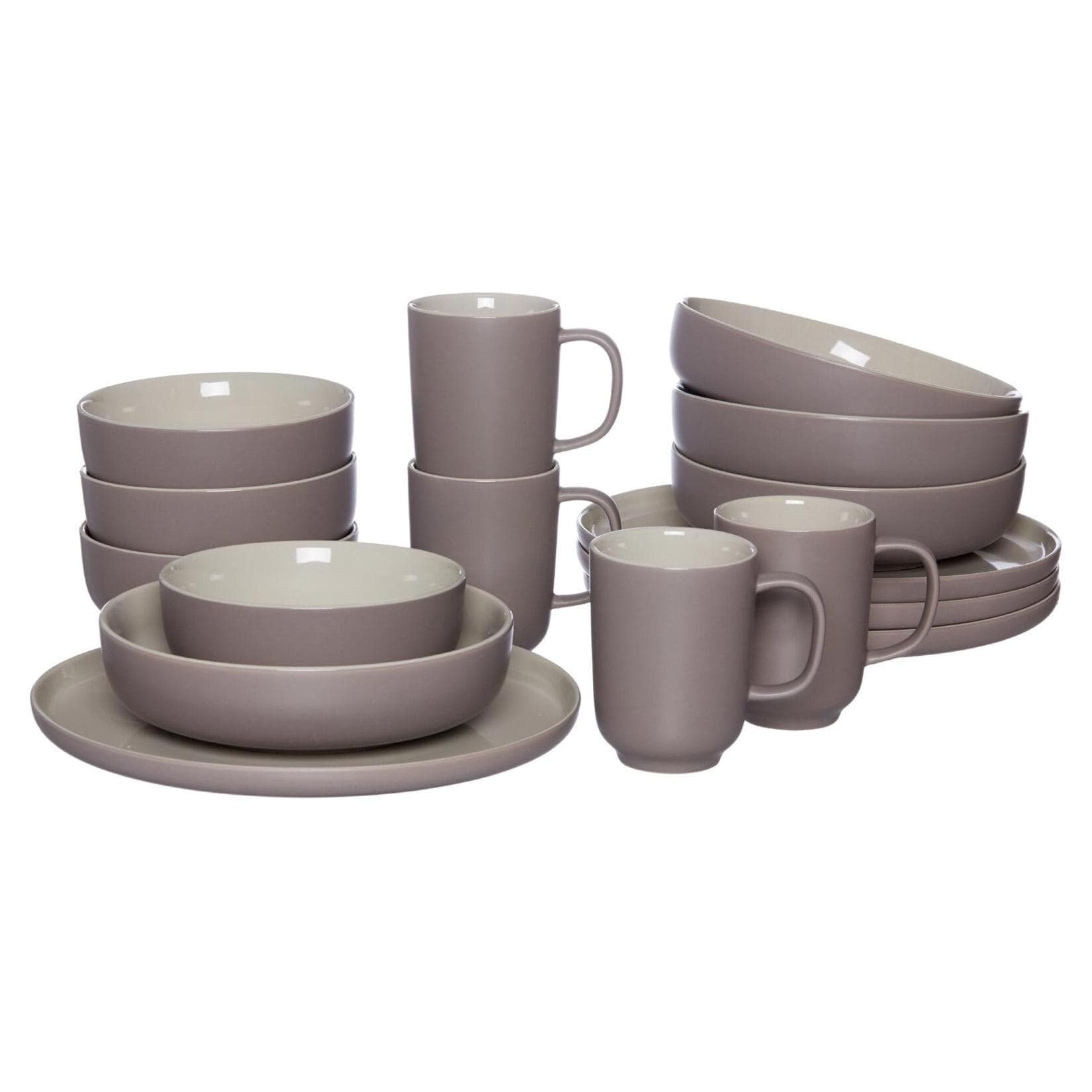 Ritzenhoff Breker Kombiservice Jasper 16-teilig Beige Keramik