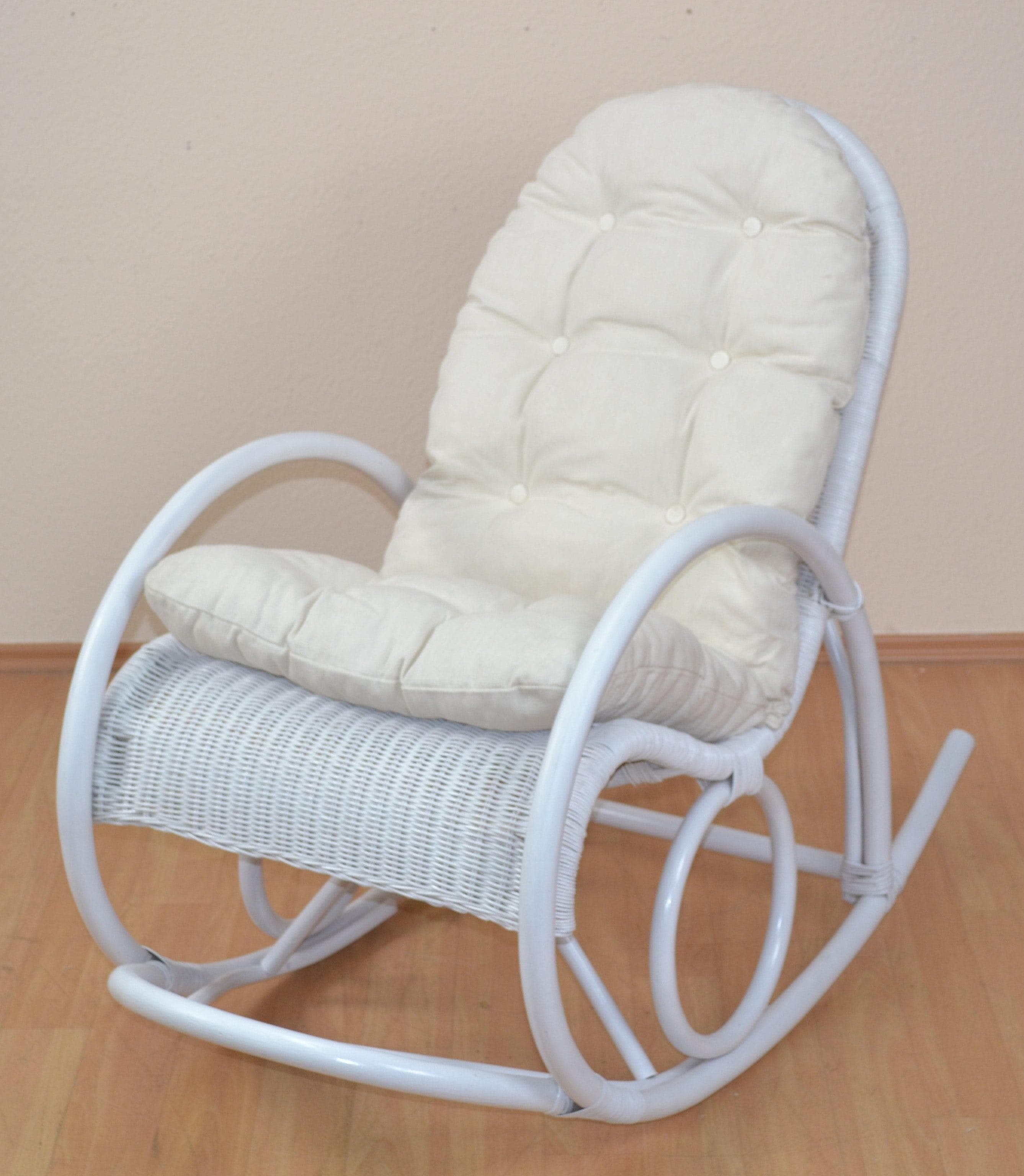 Home Affaire Schaukelstuhl Rattan Gemütlich Polsterkissen