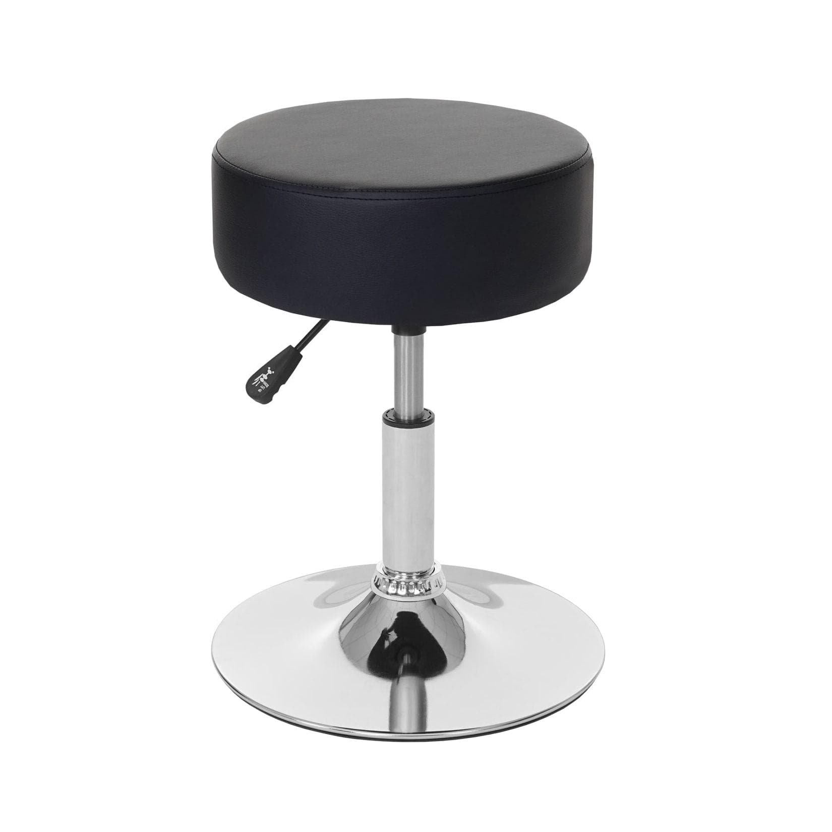 MCW Hocker MCW-C22, höhenverstellbar, Kunstleder, schwarz