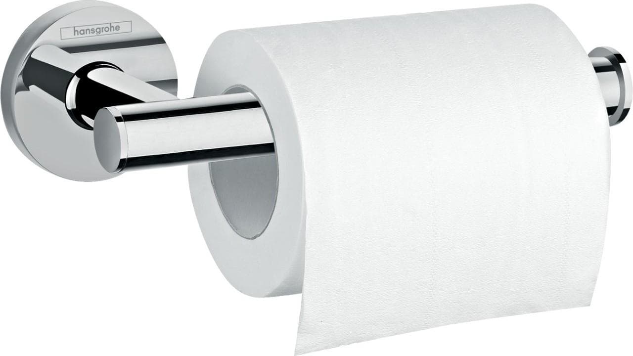 Hansgrohe Logis Universal Toilettenpapierhalter Chrom - Ergonomisch & Stilvoll