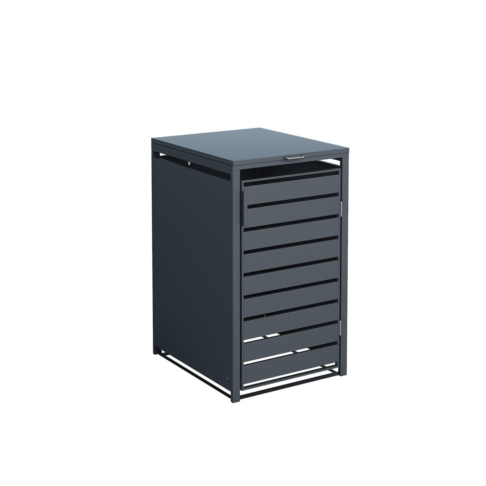 WESTMANN Mülltonnenbox Kubus Anthrazit Stahl 240 L