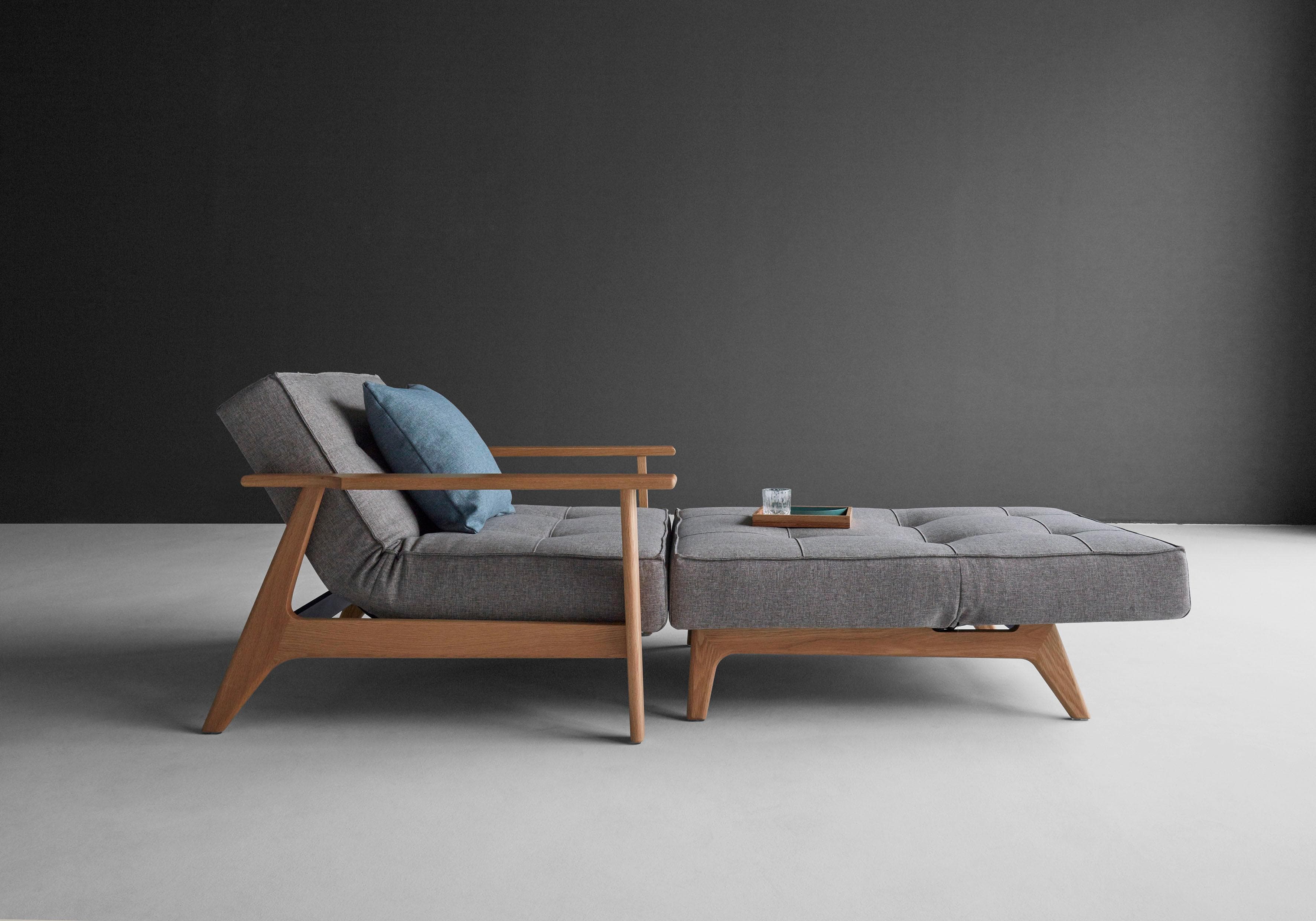 INNOVATION LIVING Sessel Splitback Grau Relaxsessel
