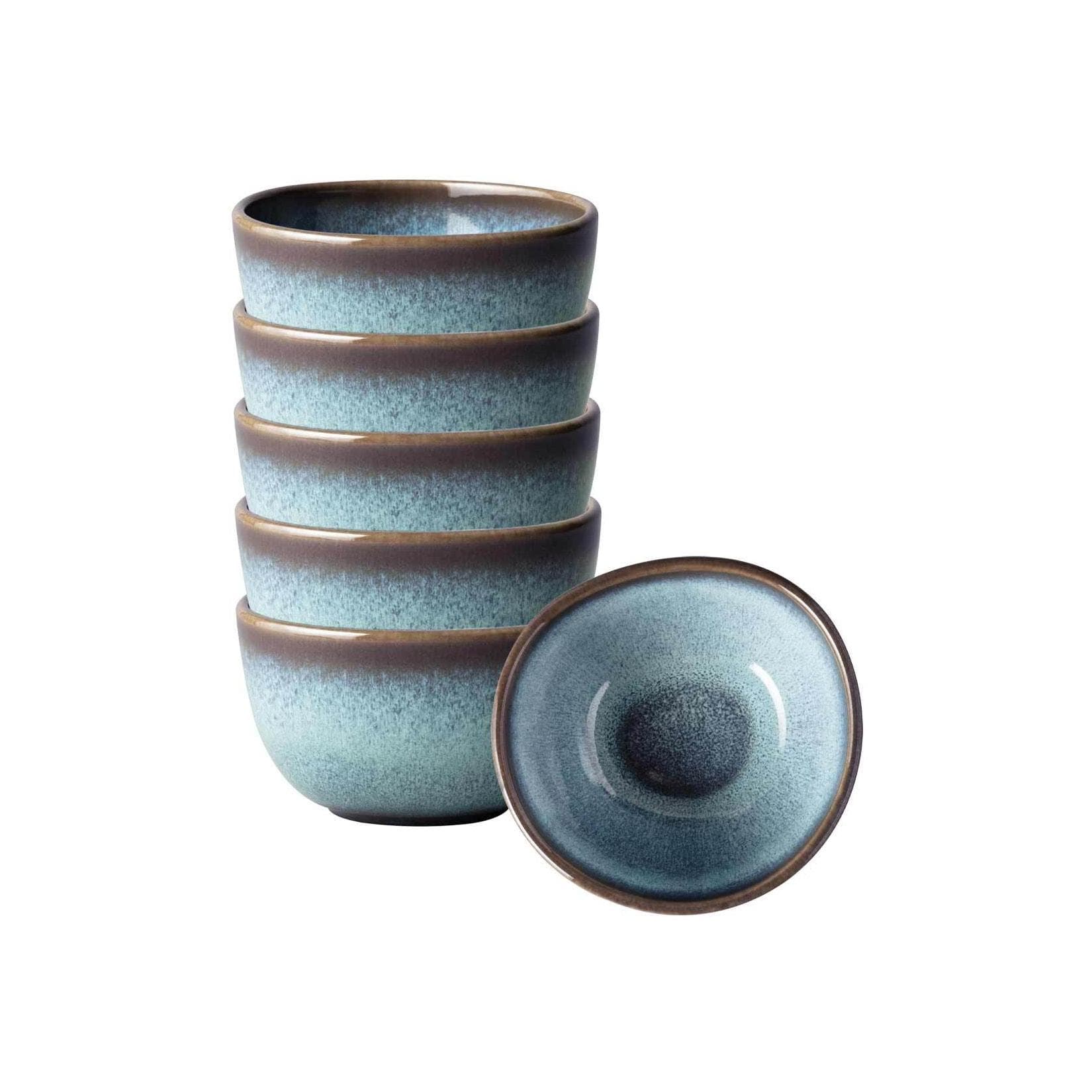 Dipschale Lave 6er Set Blau Glacé Steingut Villeroy & Boch