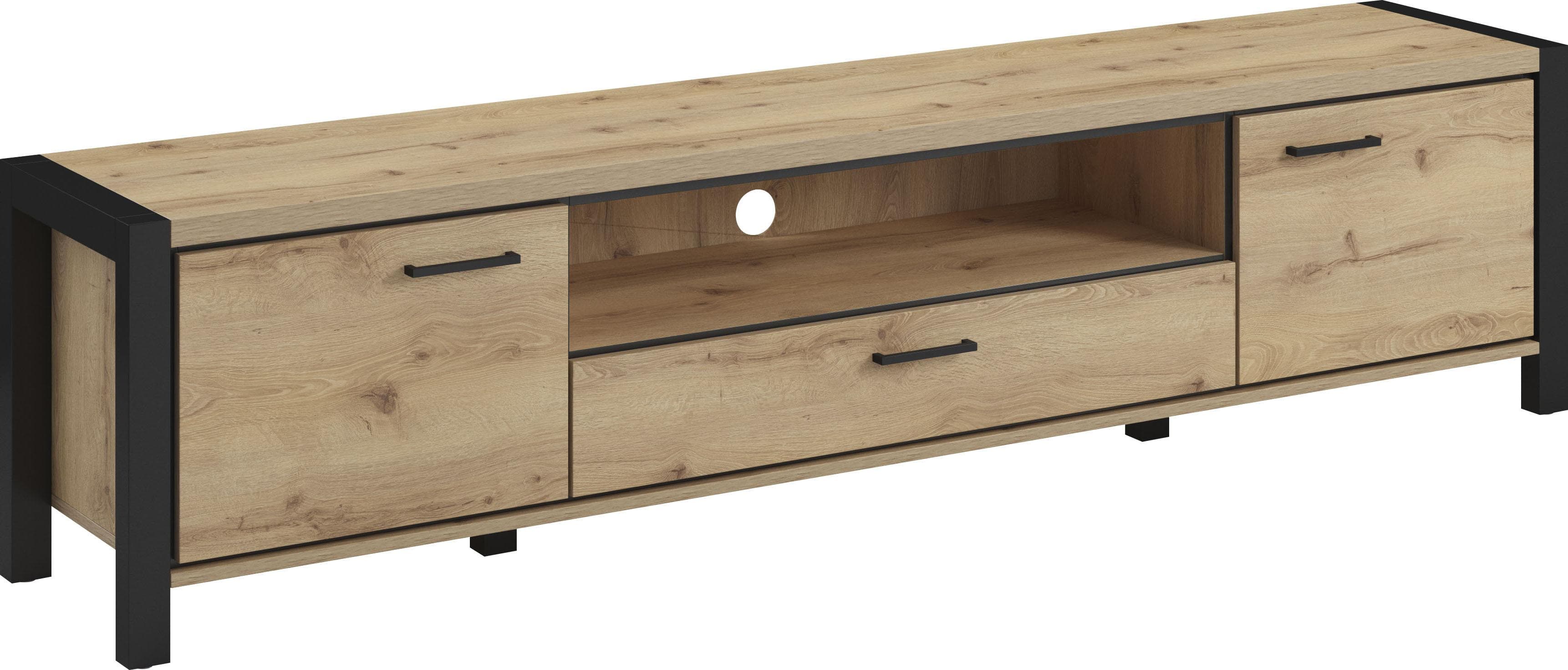 Home affaire Lowboard Aktiv Industrial Design Holzoptik