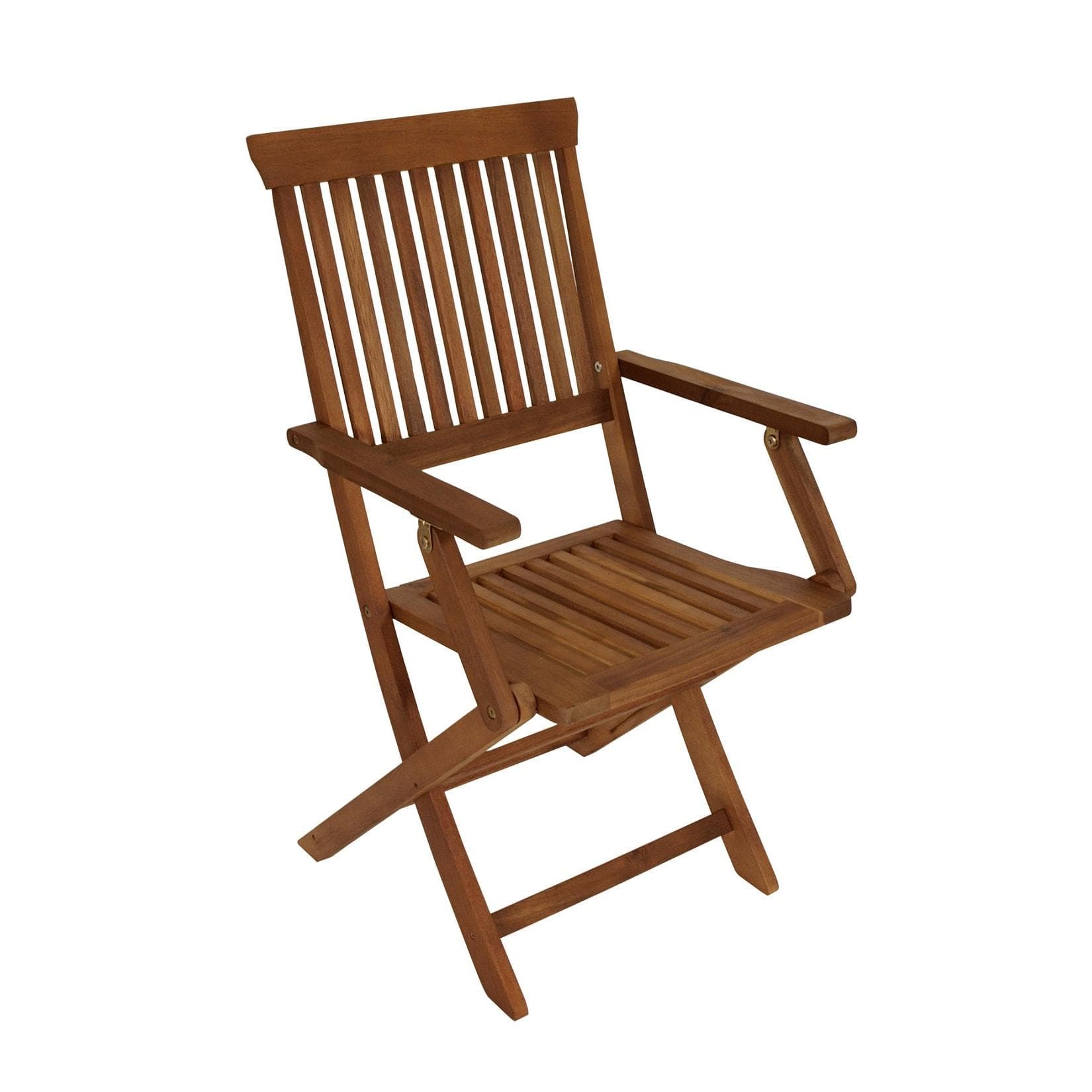 DEGAMO Klappstuhl TOBAGO 4-er Set Akazie geölt mit Armlehnen