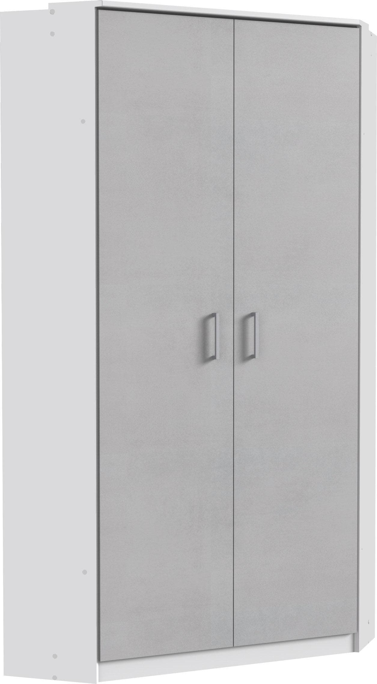 Click Eckkleiderschrank - Stauraum ohne Spiegel