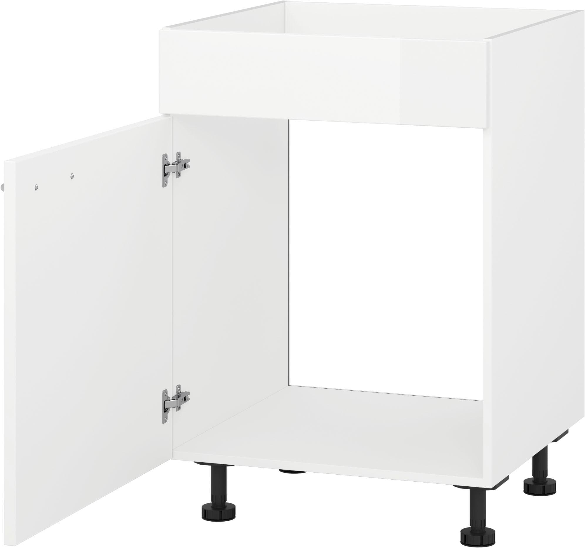 Spülenschrank KOCHSTATION "KS-Scafa" Weiß