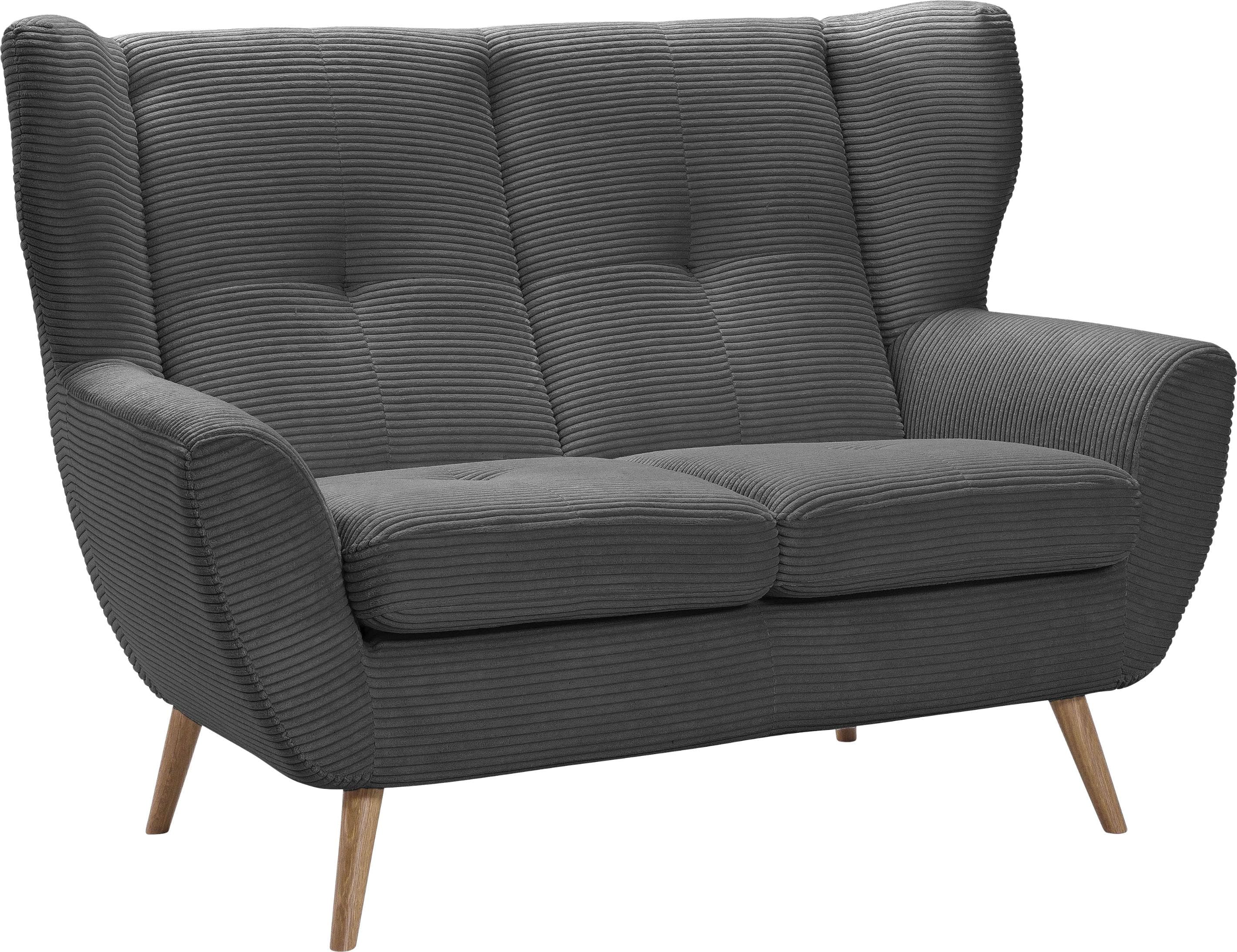 Exxpo - Sofa Fashion Alvesta Loungesofa in Anthrazit Cord